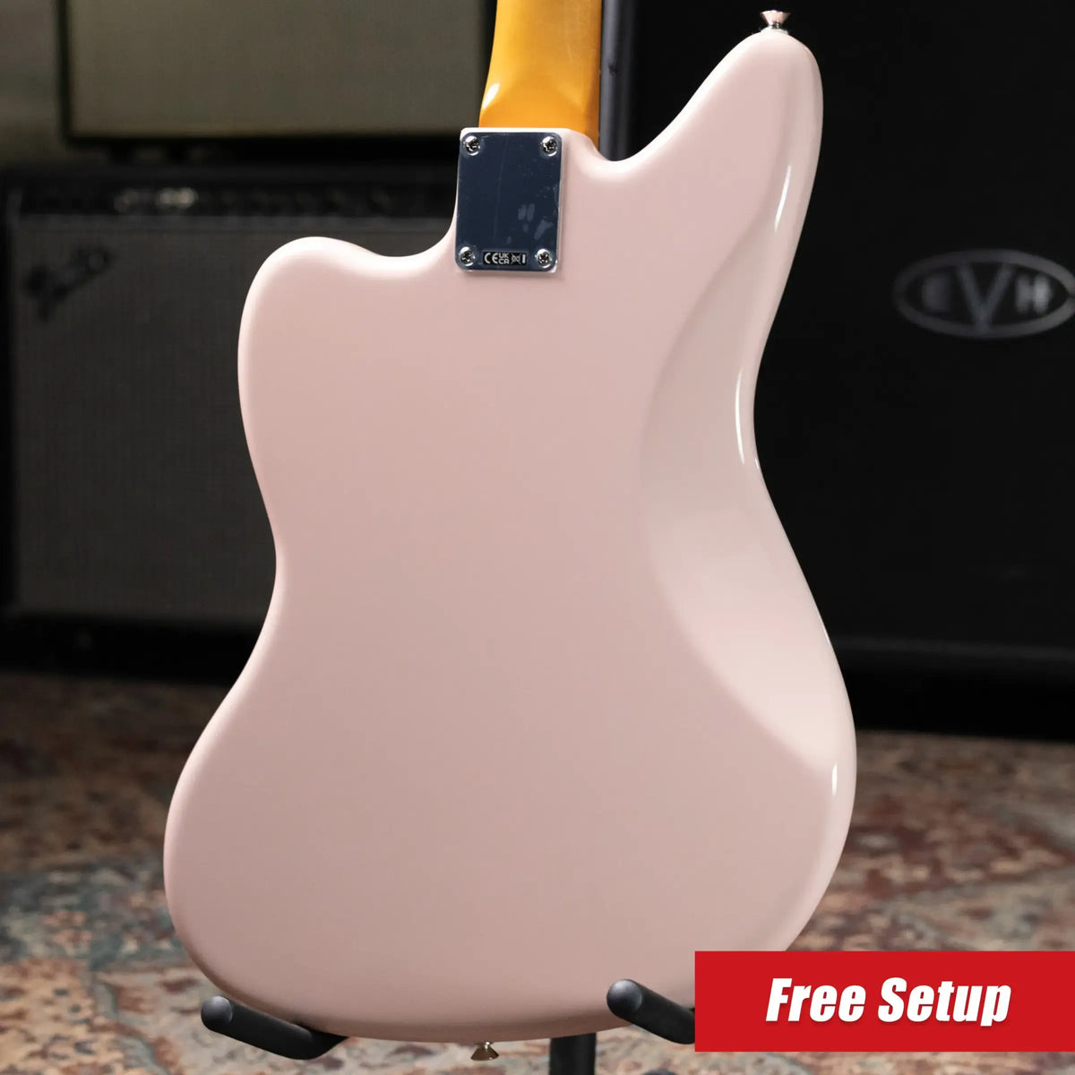 Fender Vintera III Mid '60s Jaguar Electric Guitar - Shell Pink with Gig Bag