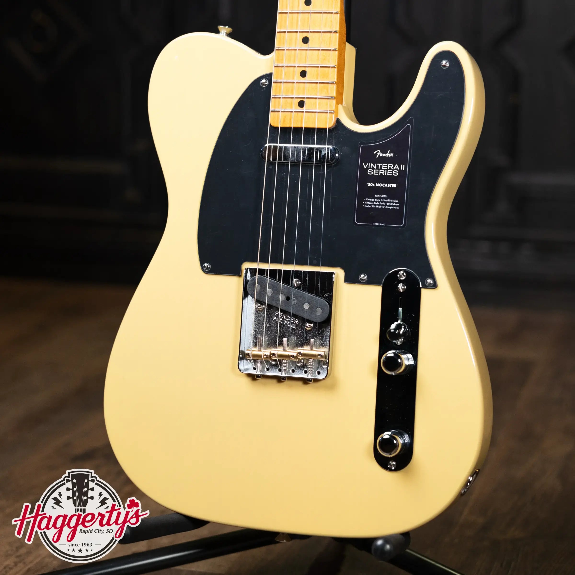 Fender Vintera II '50s Nocaster Electric Guitar - Blackguard Blonde with Gig Bag