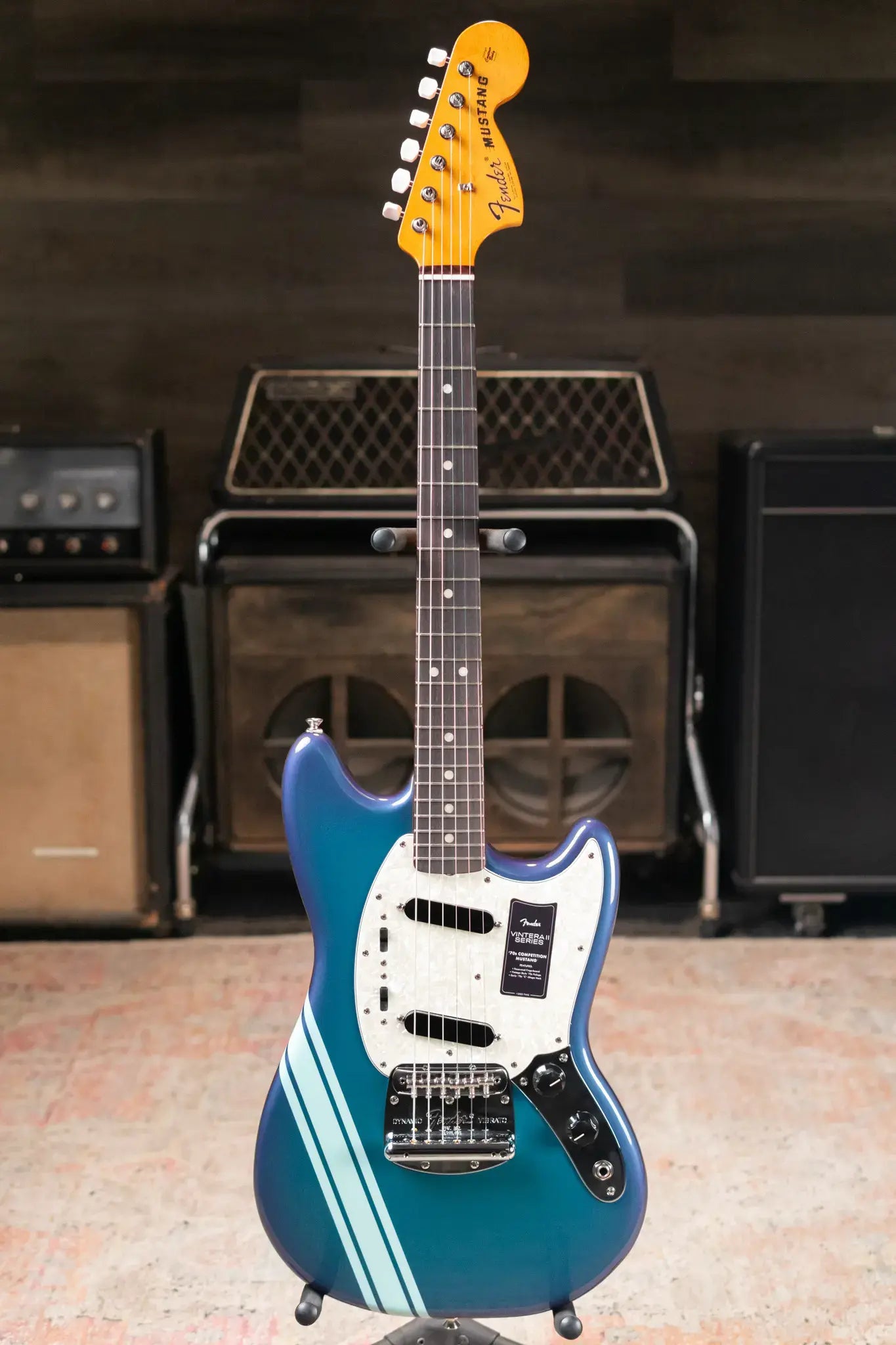 Fender Vintera II '70s Competition Mustang Electric Guitar - Competition Burgundy with Gig Bag