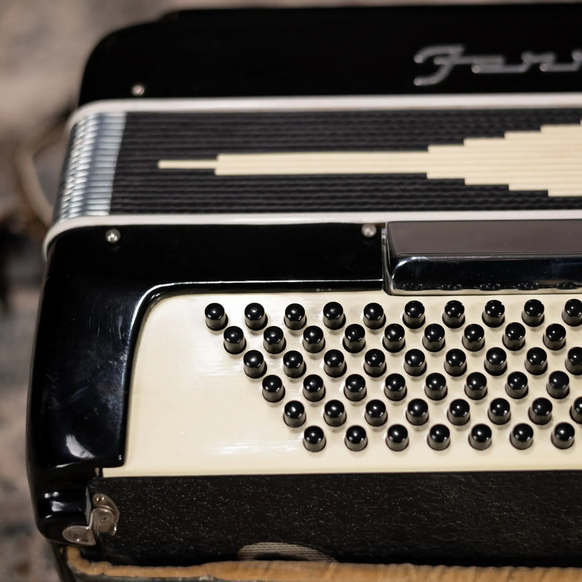 Ferrari 41-Key, 120 Button Accordion with Hardshell Case, Black - Used