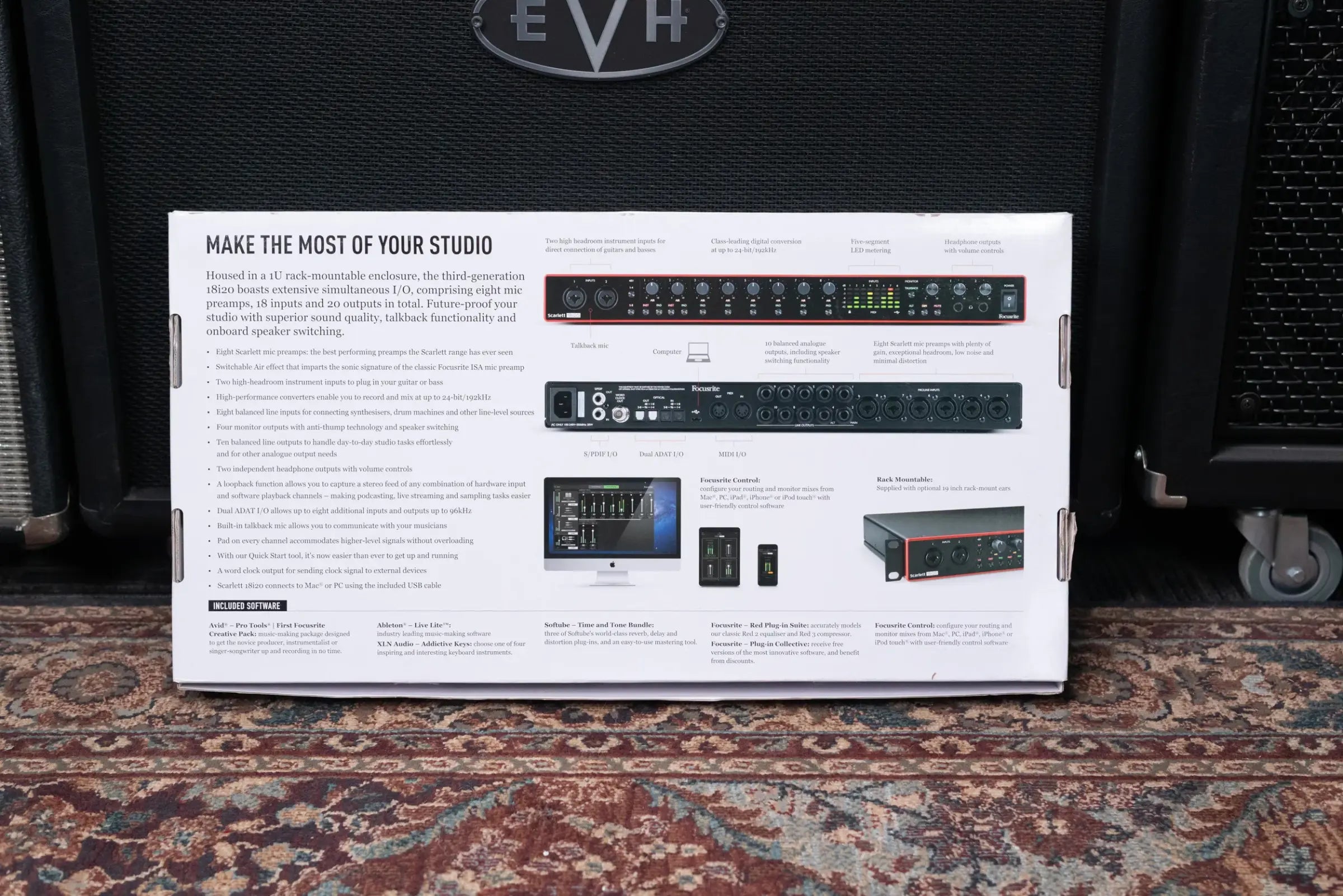 Focusrite Scarlett 18i20 Third-Generation 18-In, 20-Out USB Audio Interface - Used