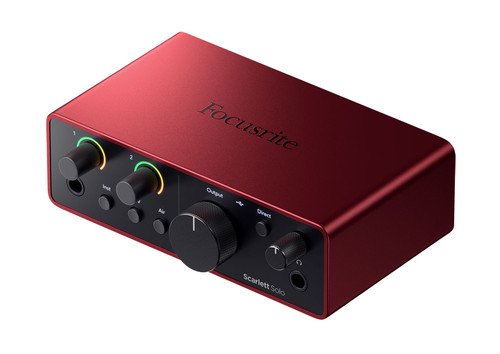 Focusrite Scarlett Solo 4th Generation Audio Interface side