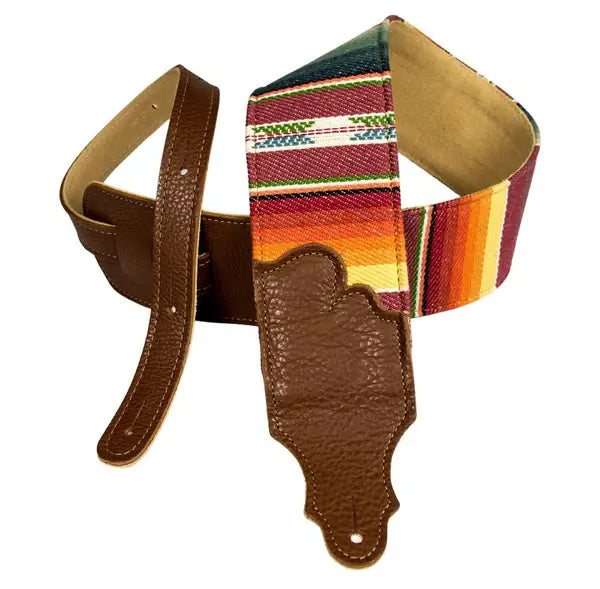 Franklin Straps FSCL-SB-CA 3" Saddle Blanket/Suede Backing/Caramel Leather End Tabs