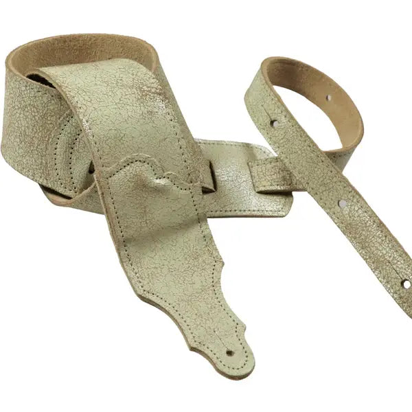 Franklin Straps FSD-CR-N 2.5” Cream Distressed Leather/Natural Stitching