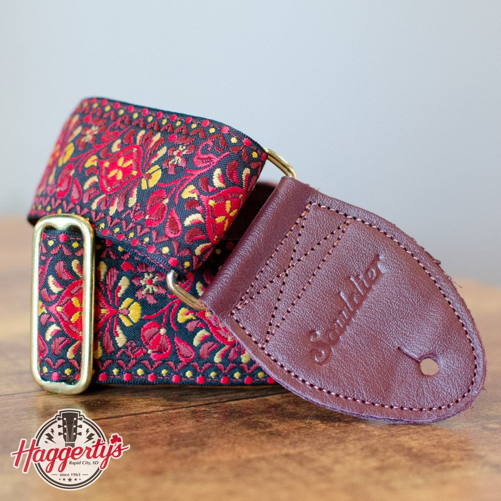 Souldier Vintage Hendrix Maroon Guitar Strap