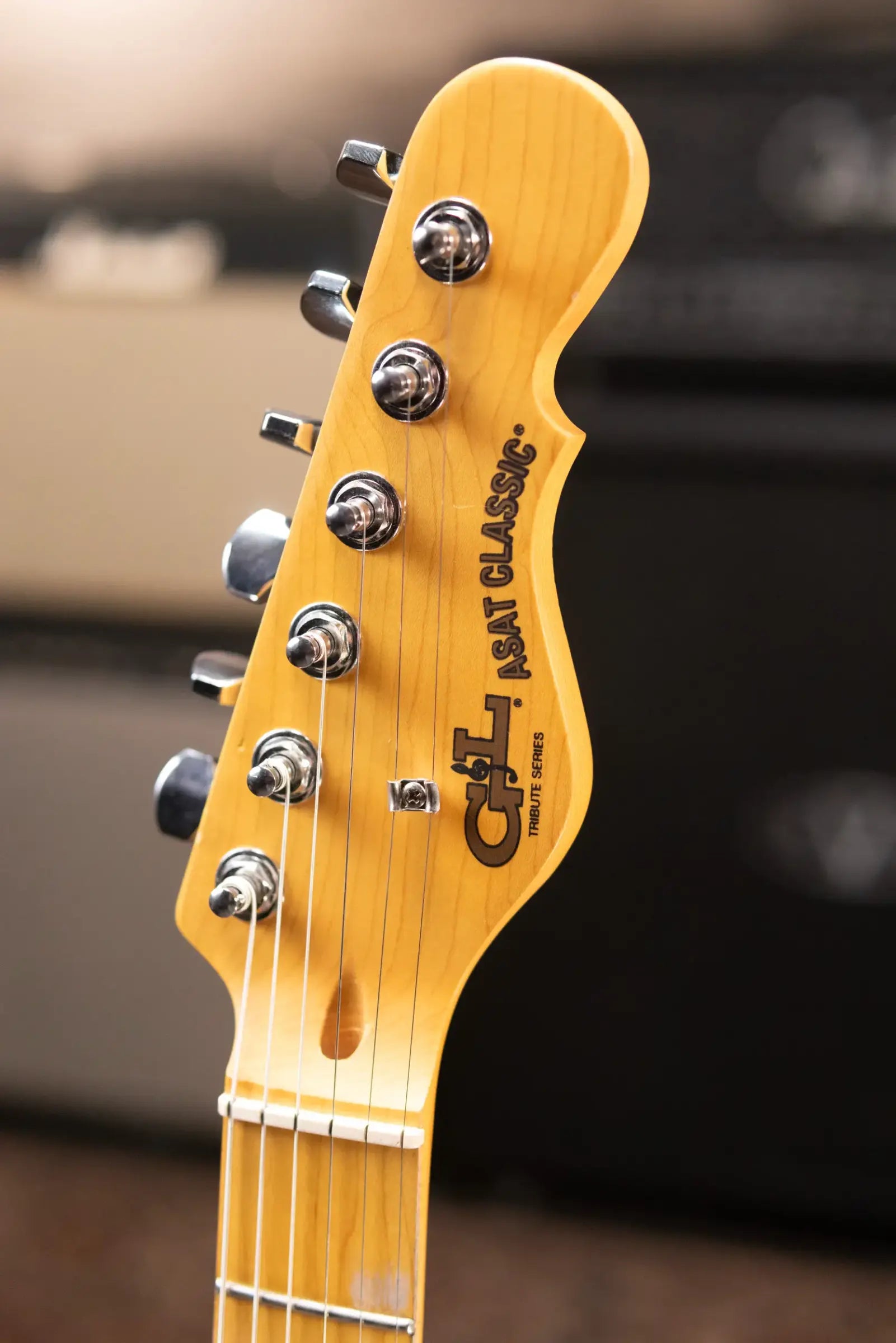 G&L ASAT Classic Tribute Series Bluesboy Semi-Hollow Electric Guitar - Clear Orange - Used