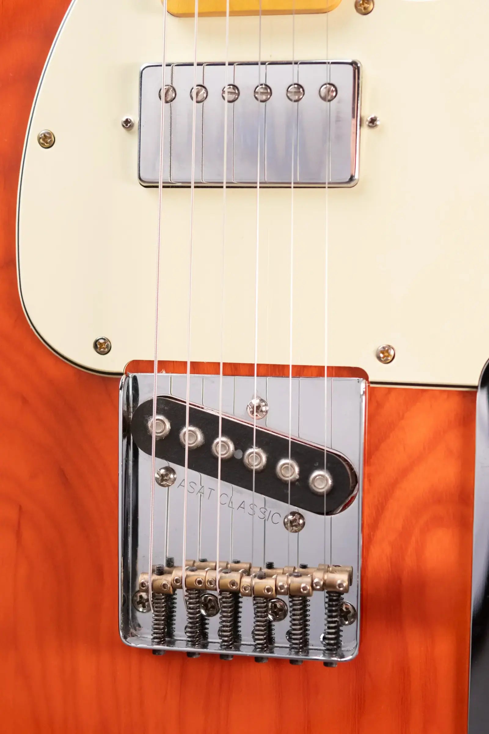G&L ASAT Classic Tribute Series Bluesboy Semi-Hollow Electric Guitar - Clear Orange - Used