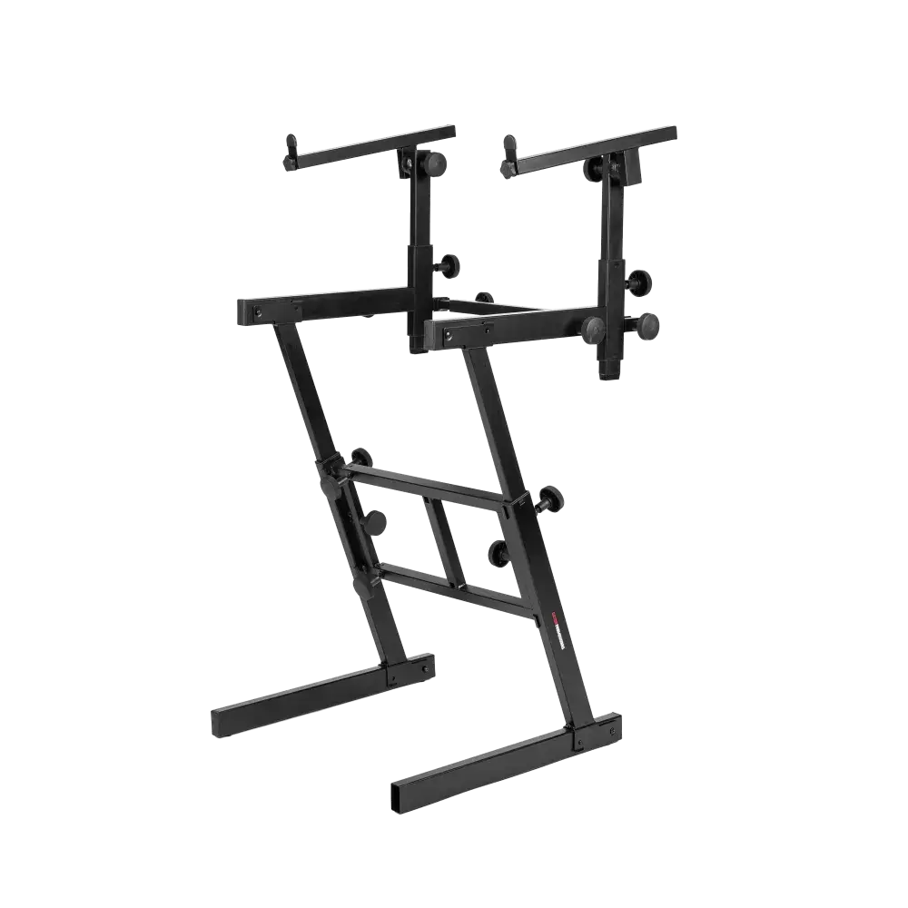 Gator Adjustable Z-Style Keyboard Stand with 2nd Tier Width and Height Adjustability
