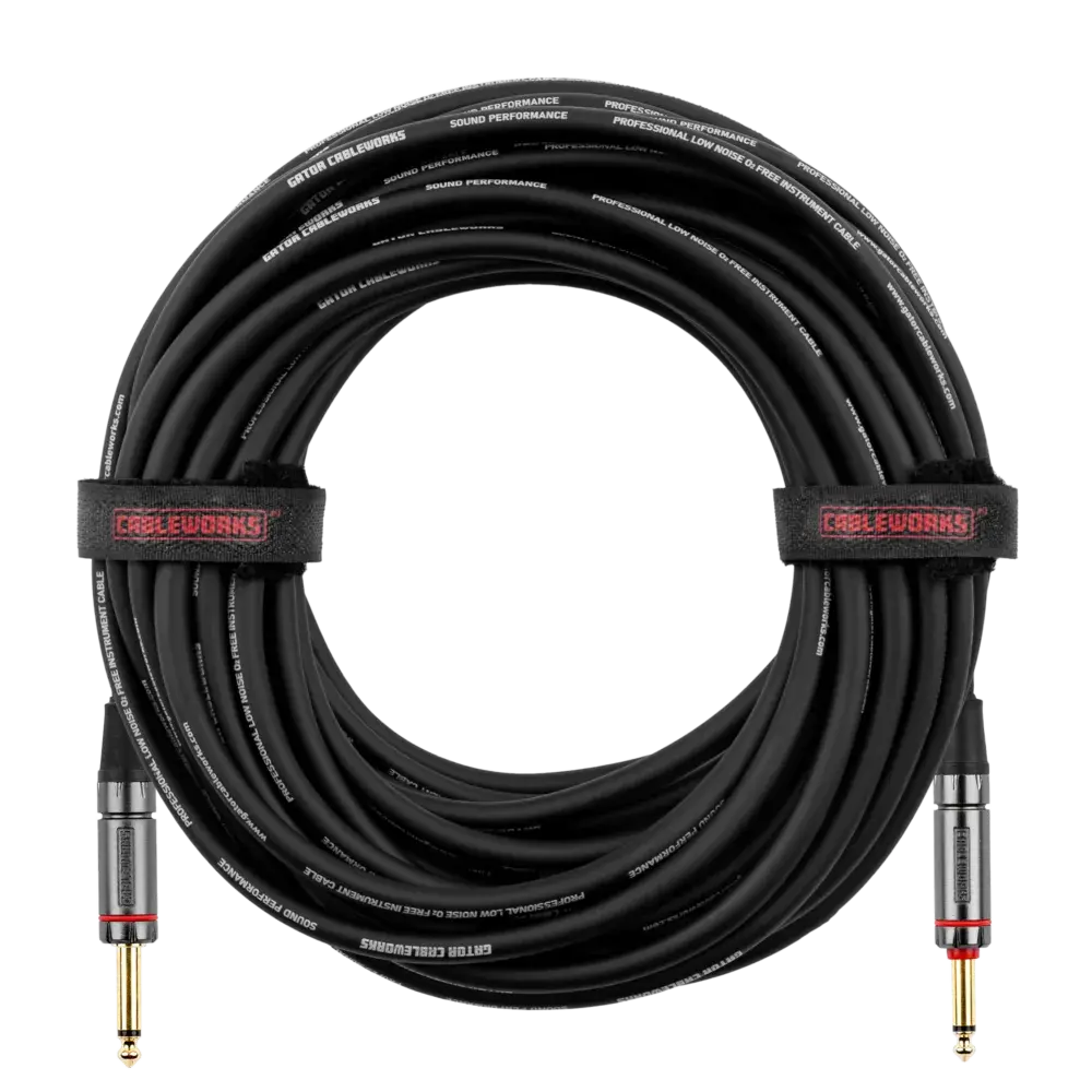 Gator Cableworks Headliner Series Instrument Cable - 10ft Quiet Connect