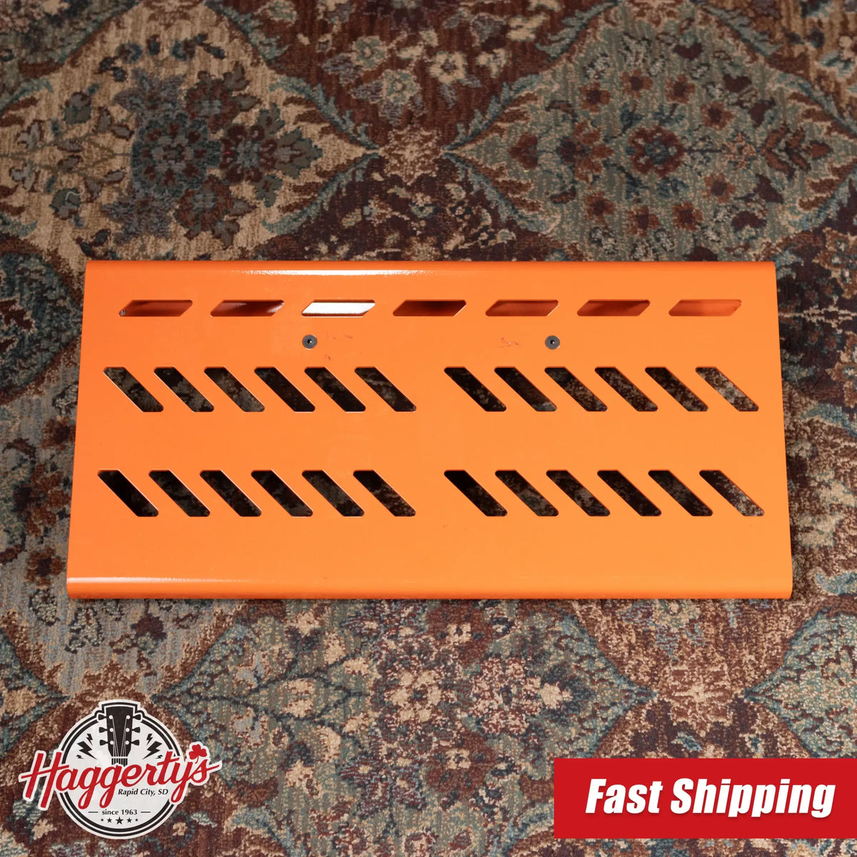 Gator GPB-BAK-ORG Large Pedal Board - Orange Aluminum with Gig Bag - Used
