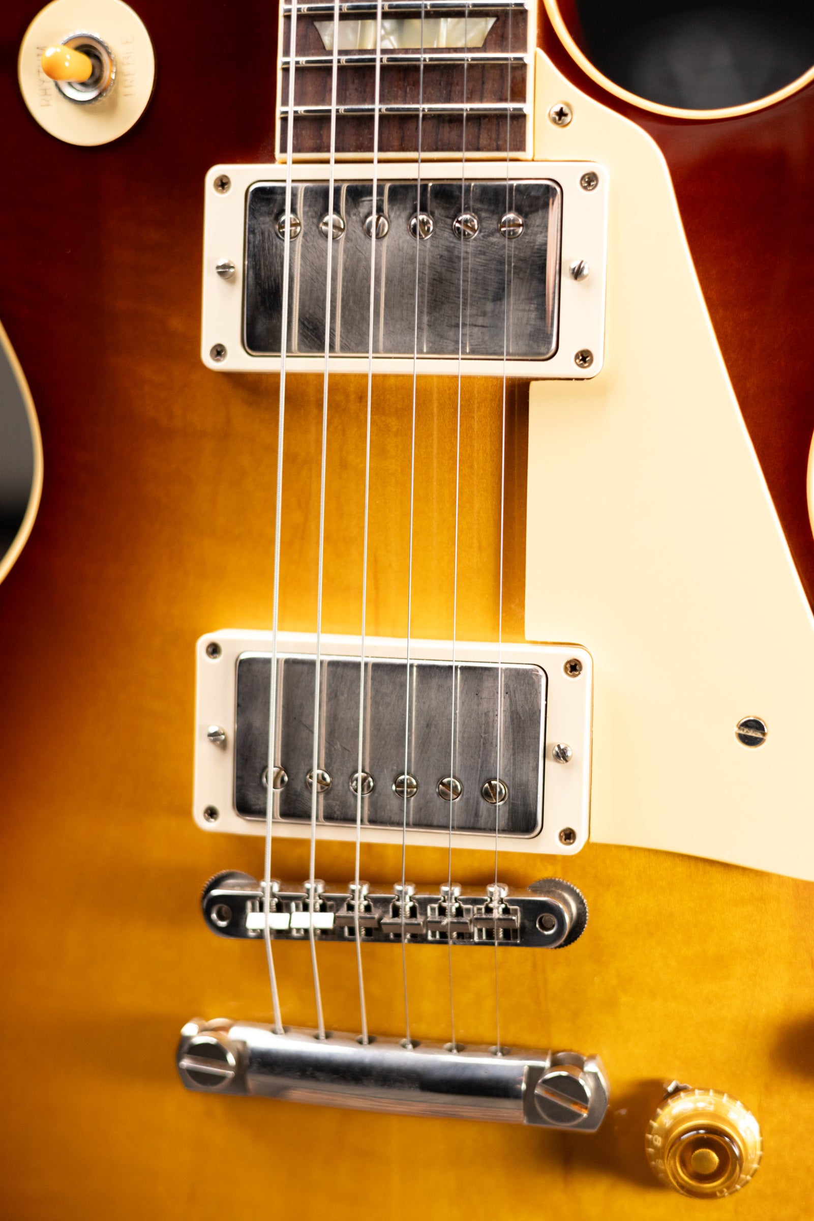 Gibson Custom Shop Les Paul 1958 Historic Collection 70th Anniversary Electric Guitar - Iced Tea Burst with Hardshell Case - Used