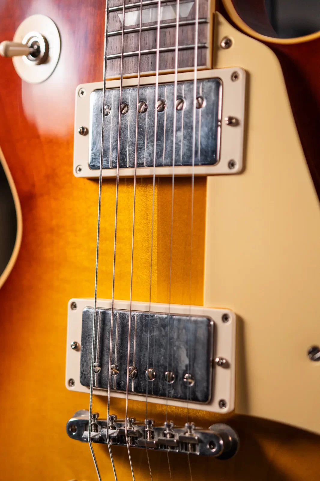 Gibson Custom Shop 1958 Les Paul Standard Reissue - VOS Iced Tea Burst with Brown/Pink Lifton Reissue 5-Latch Case - Floor Model