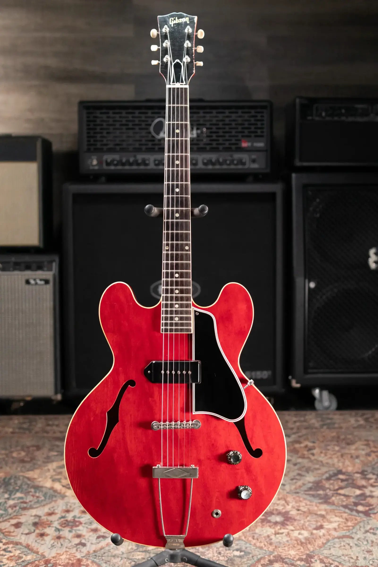 Gibson 1961 ES-330TC Thinline Hollow Body Electric Guitar Cherry with Hardshell Case - Used