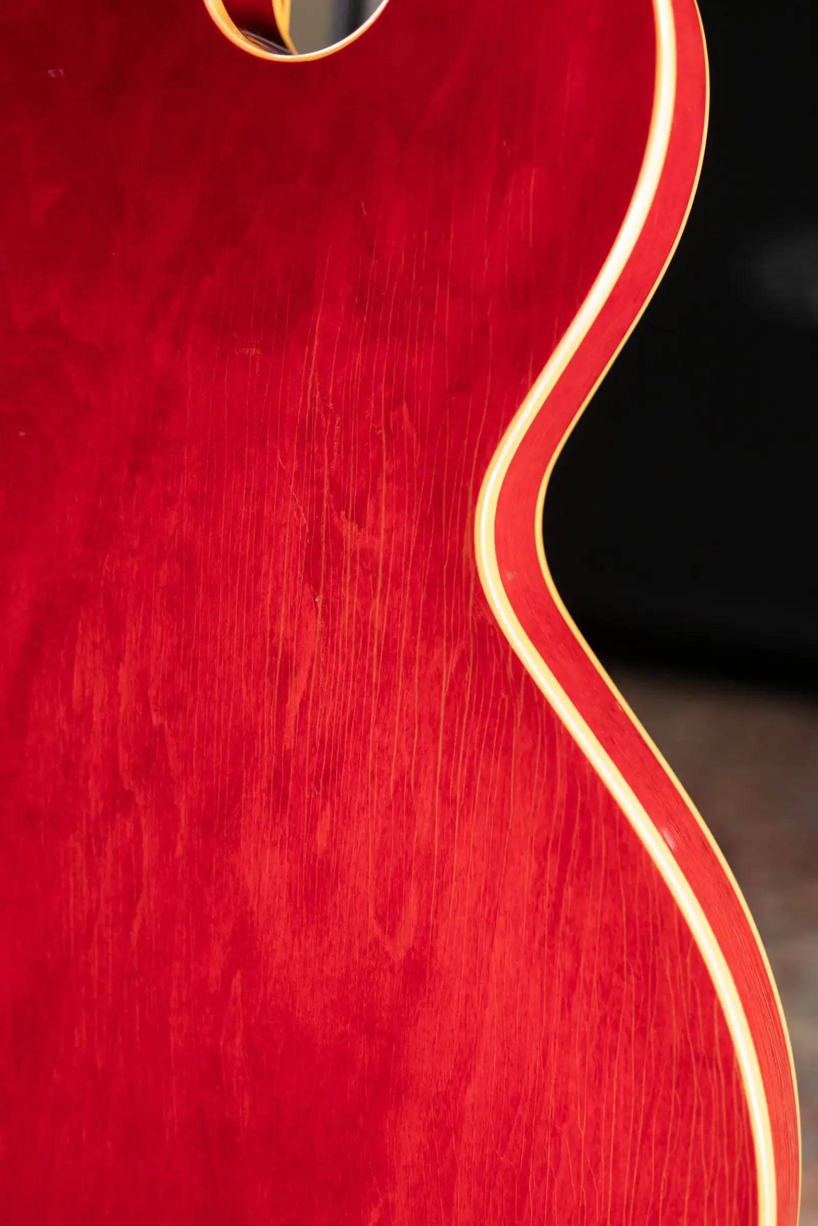 Gibson 1961 ES-330TC Thinline Hollow Body Electric Guitar Cherry with Hardshell Case - Used