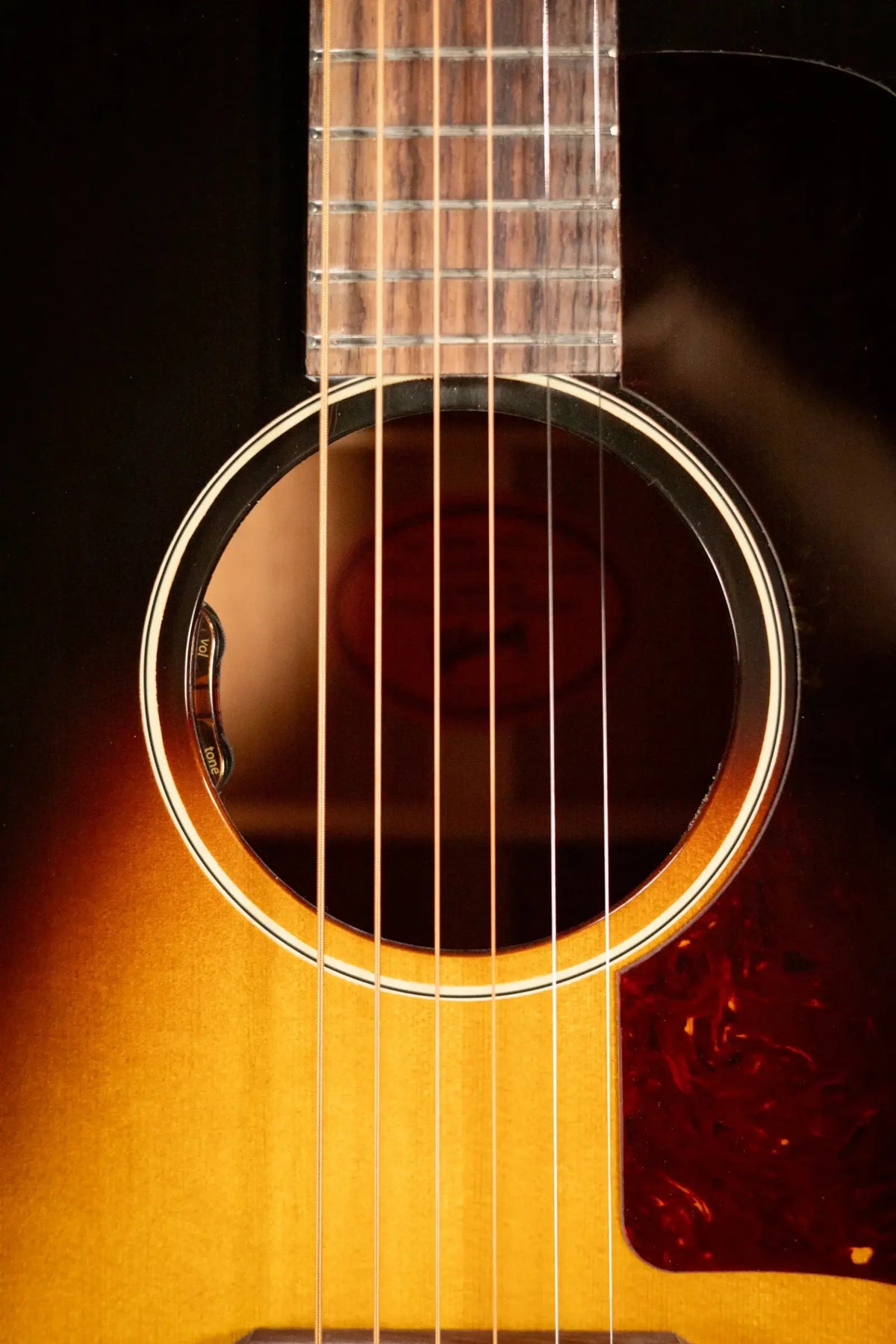 Gibson 50s J-45 Original Dreadnought Acoustic/Electric Guitar - Vintage Sunburst with Hardshell Case