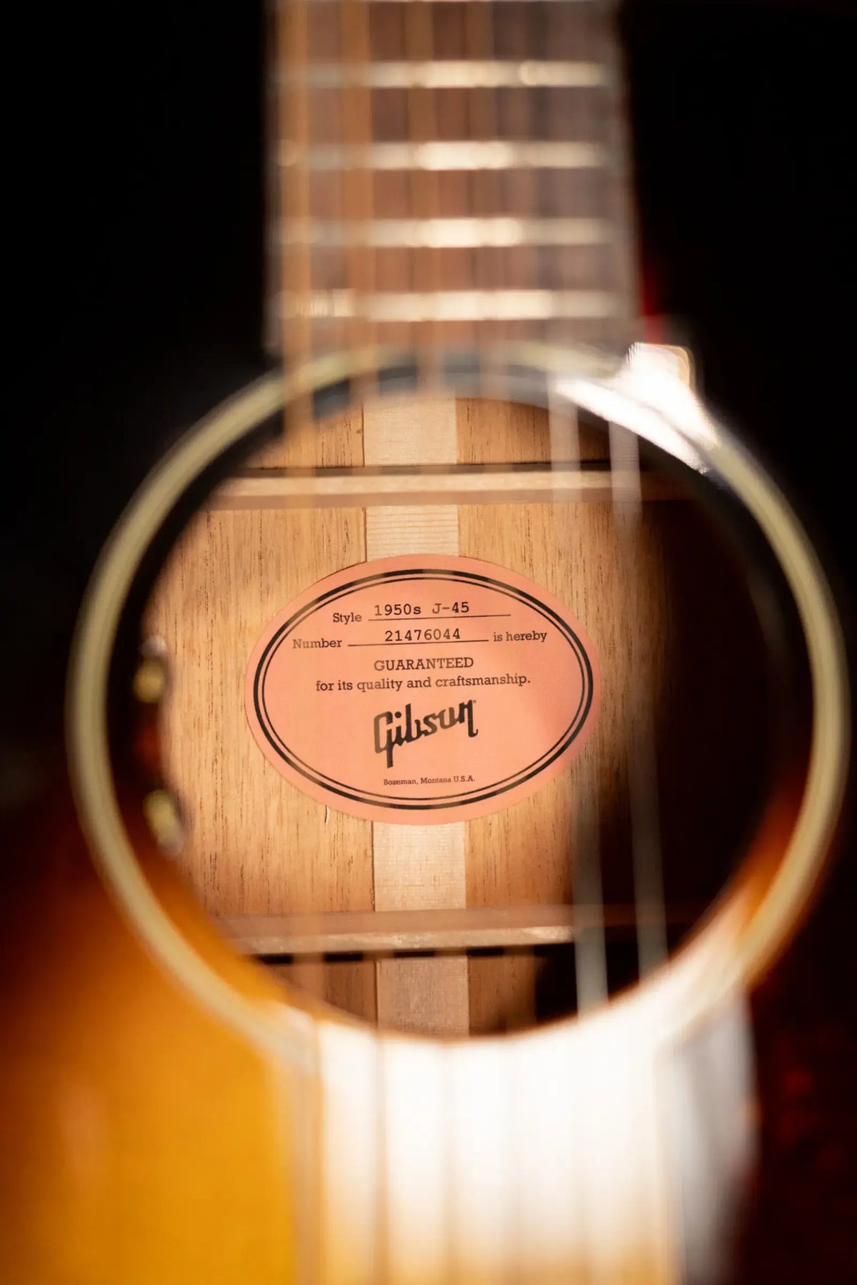 Gibson 50s J-45 Original Dreadnought Acoustic/Electric Guitar - Vintage Sunburst with Hardshell Case