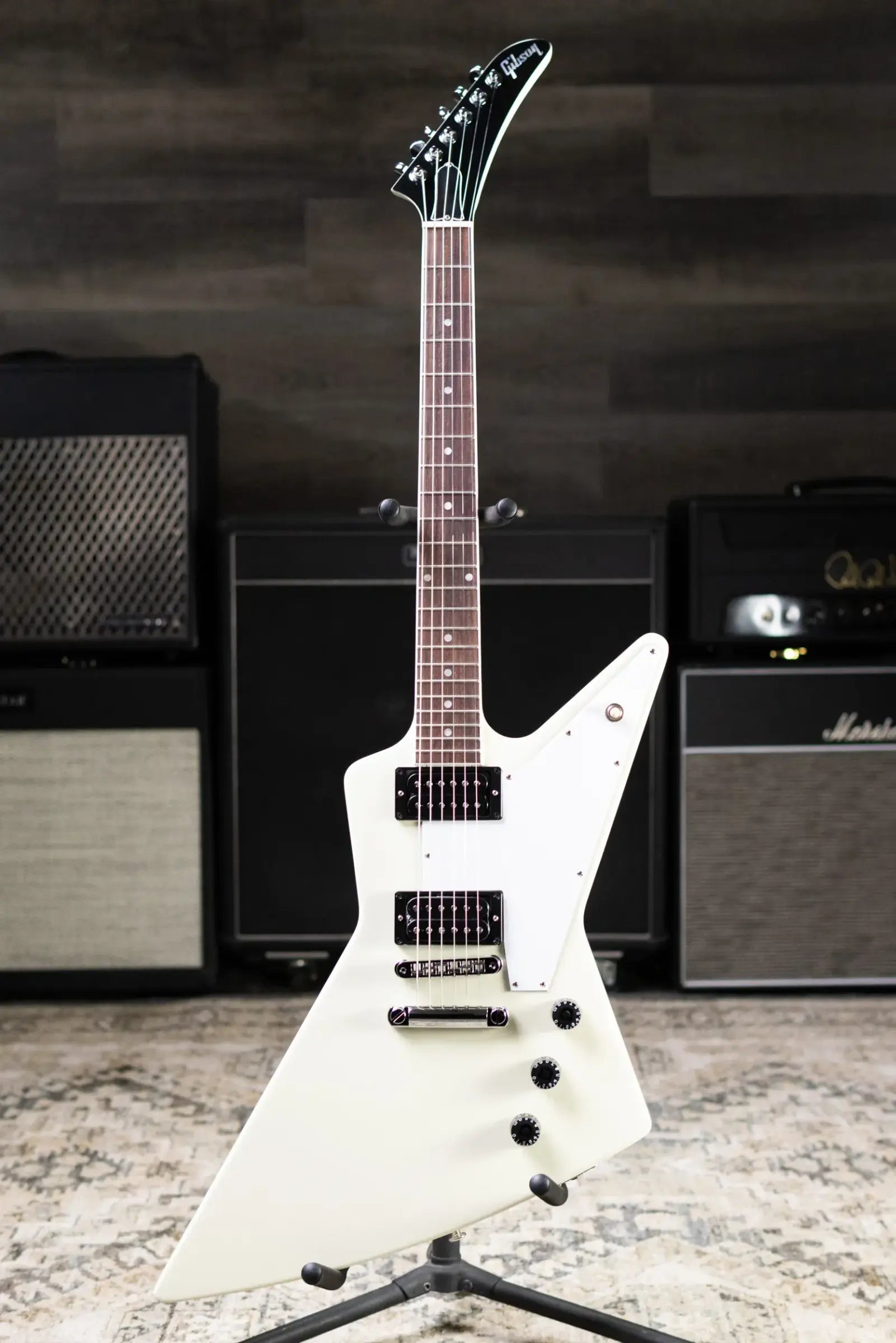 Gibson '70s Explorer Electric Guitar - Classic White with Hardshell Case