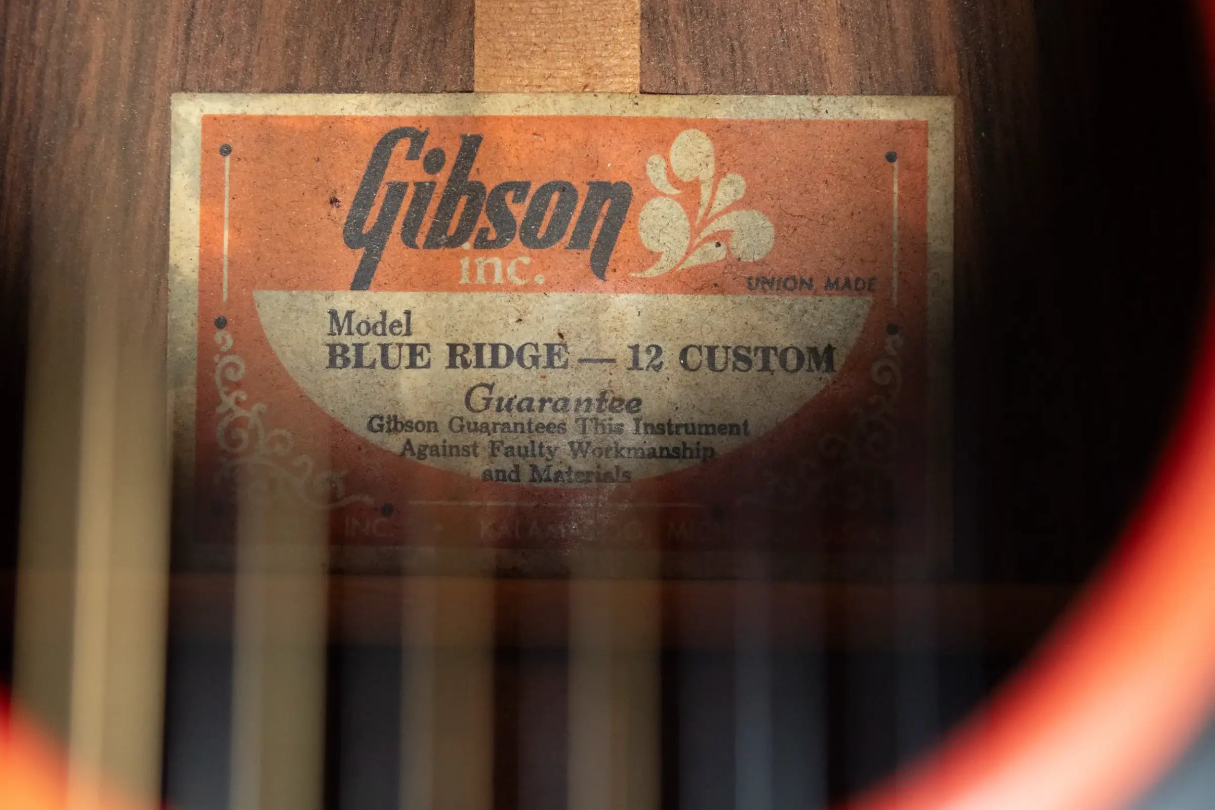 Gibson Blue Ridge-12 Custom Acoustic 12-String Guitar with Hardshell Case - Used