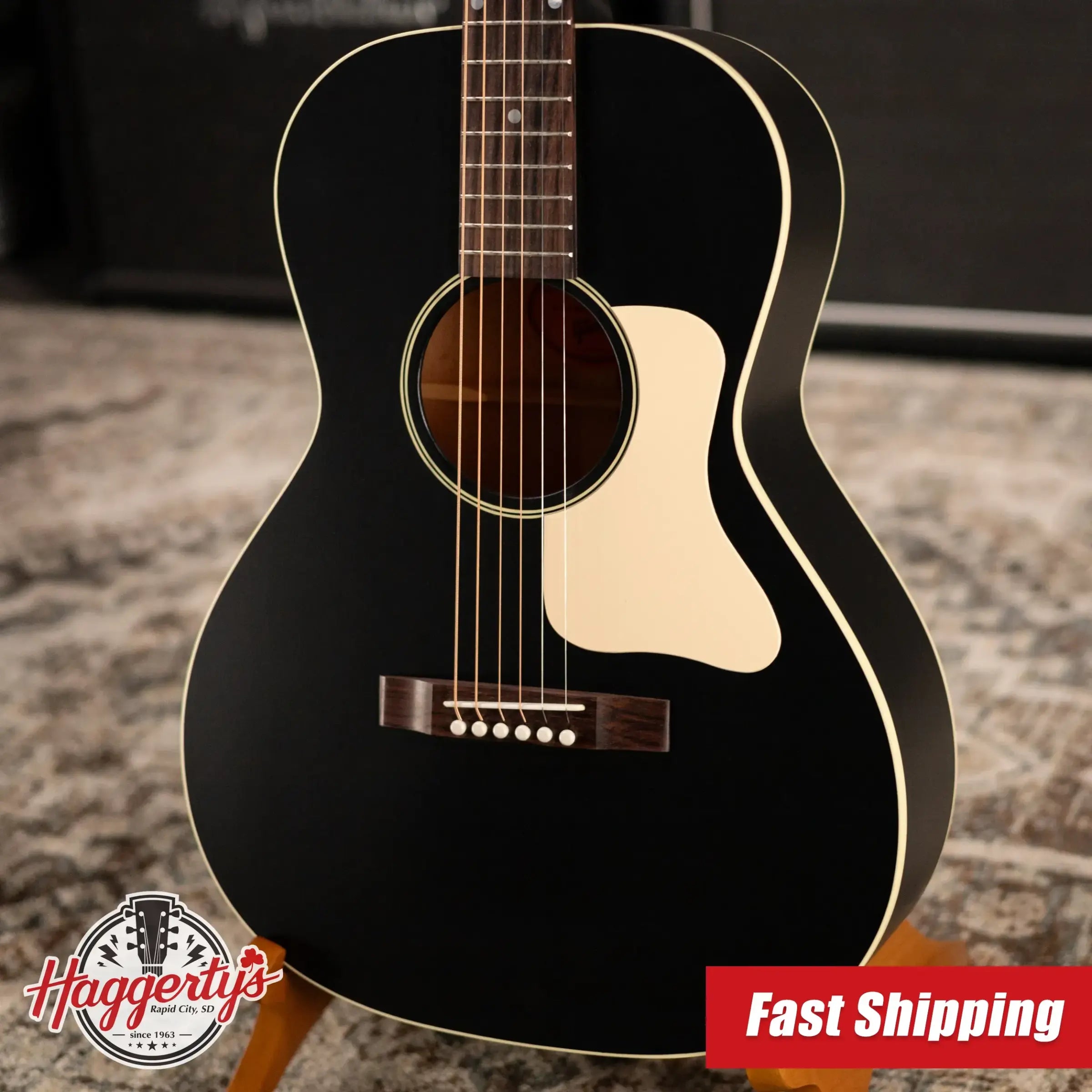 Gibson Century Collection L-00 12-Fret Acoustic Guitar - Ebony with Hardshell Case