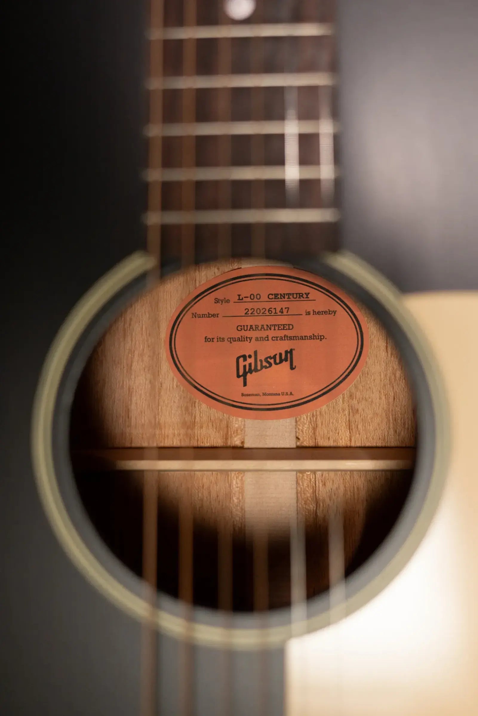 Gibson Century Collection L-00 12-Fret Acoustic Guitar - Ebony with Hardshell Case