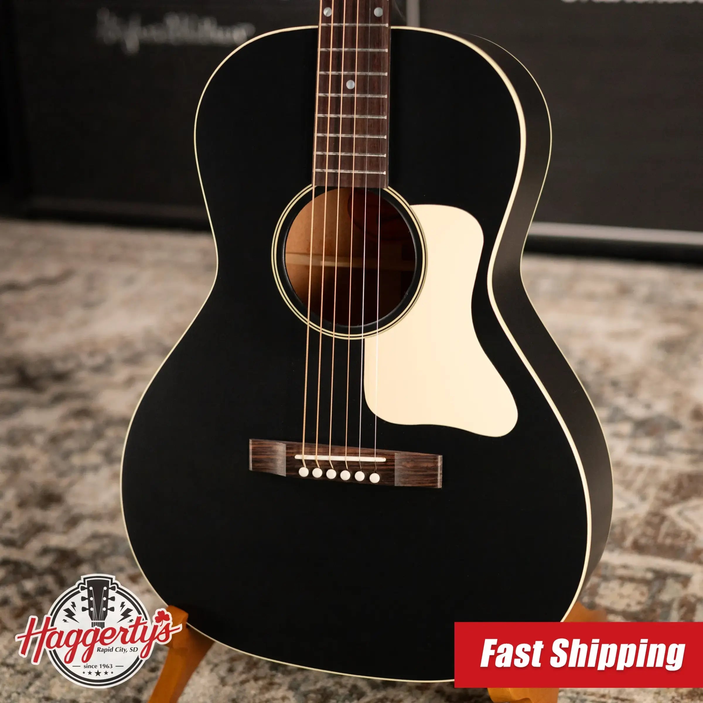 Gibson Century Collection L-00 12-Fret Acoustic Guitar - Ebony with Hardshell Case