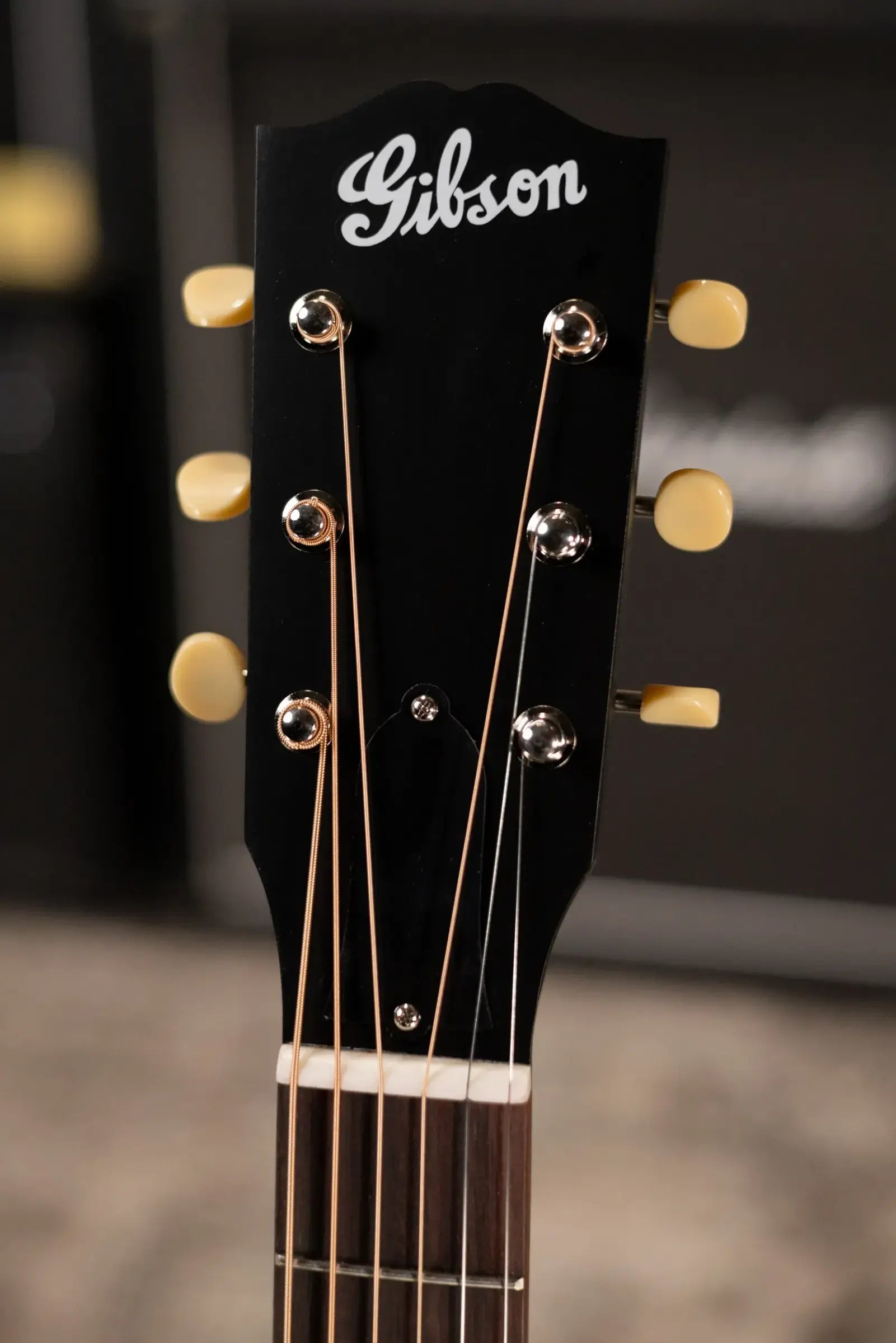 Gibson Century Collection L-00 12-Fret Acoustic Guitar - Ebony with Hardshell Case - B-Stock