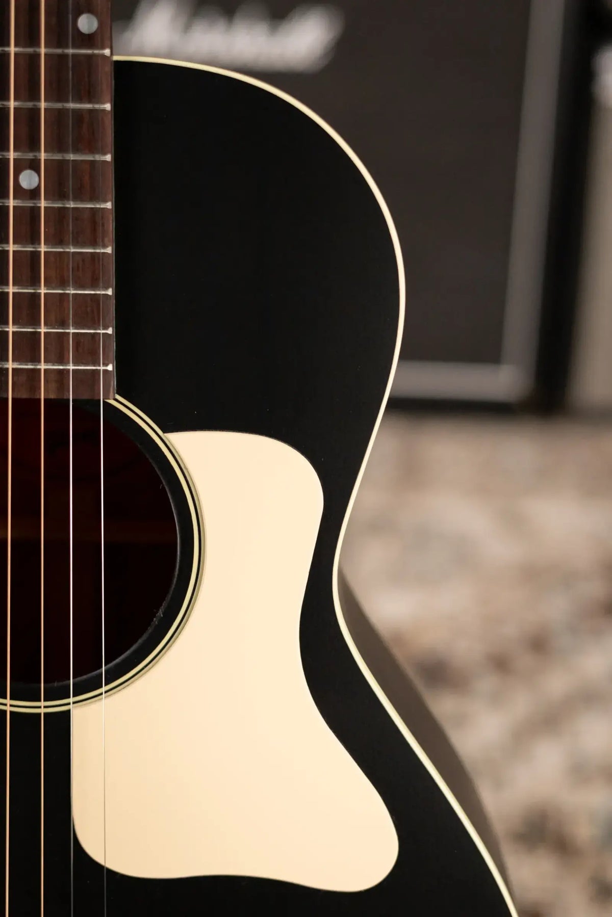 Gibson Century Collection L-00 12-Fret Acoustic Guitar - Ebony with Hardshell Case - B-Stock