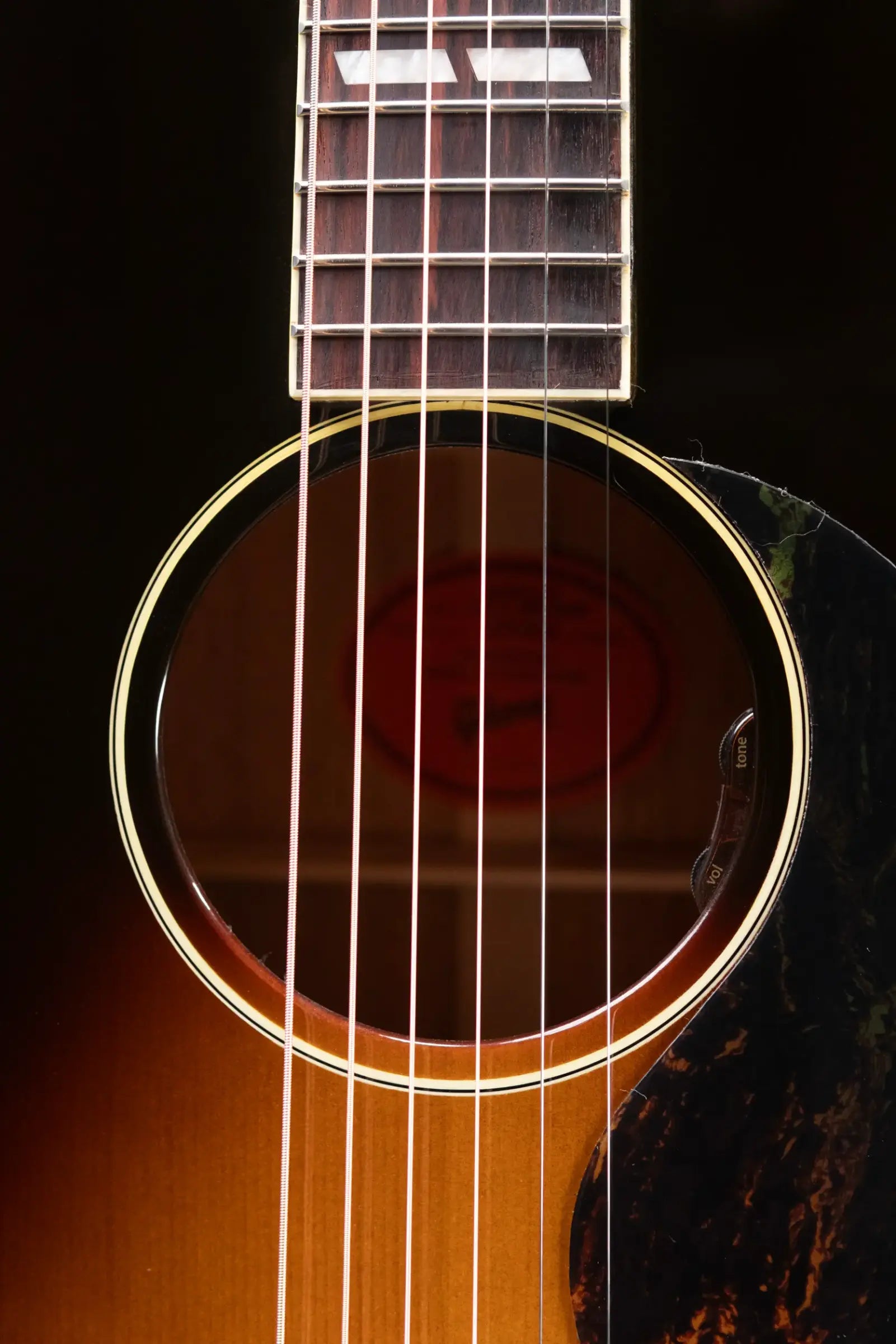 Gibson Custom Nathaniel Rateliff LG-2 Western Acoustic Guitar - Vintage Sunburst with Hardshell Case