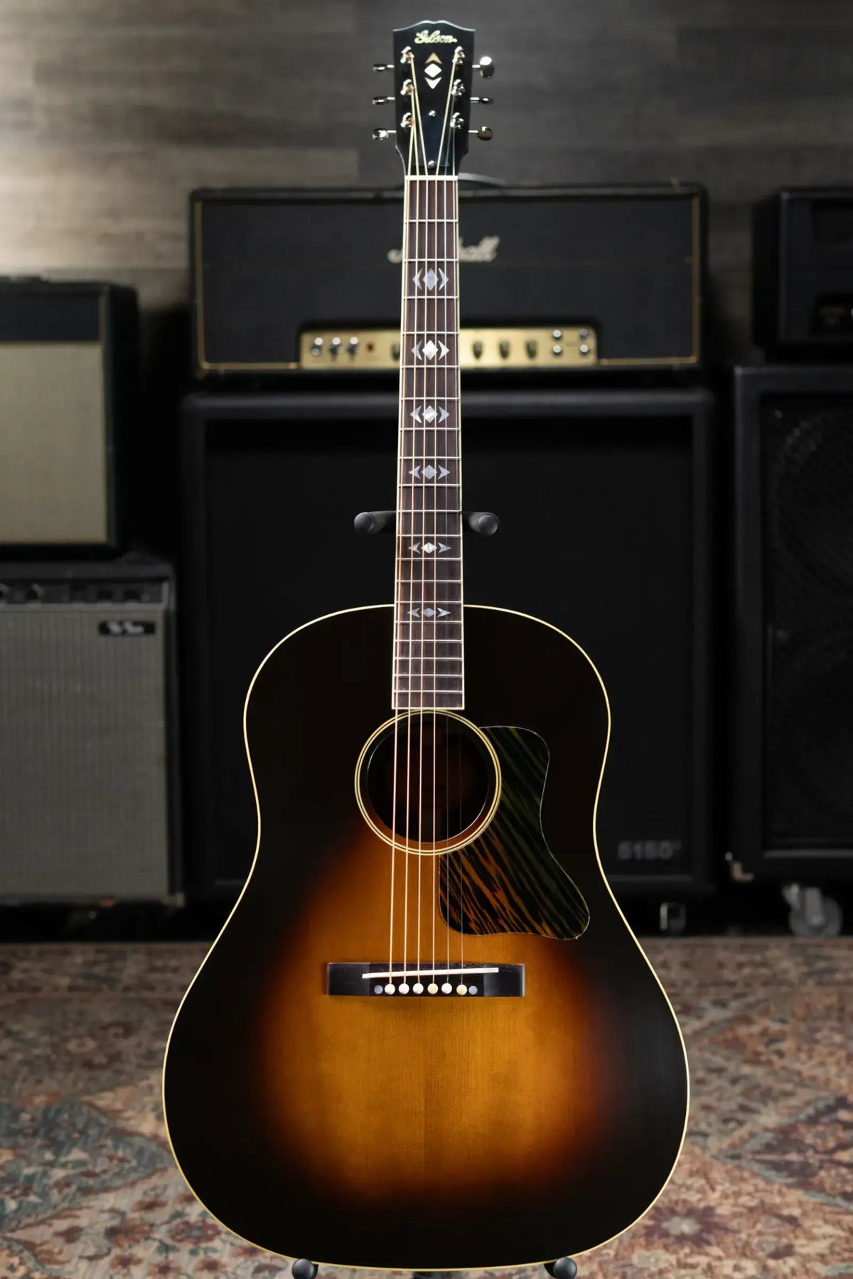 Gibson Custom Shop 1936 Advanced Jumbo Acoustic Guitar - Vintage Sunburst with Hardshell Case