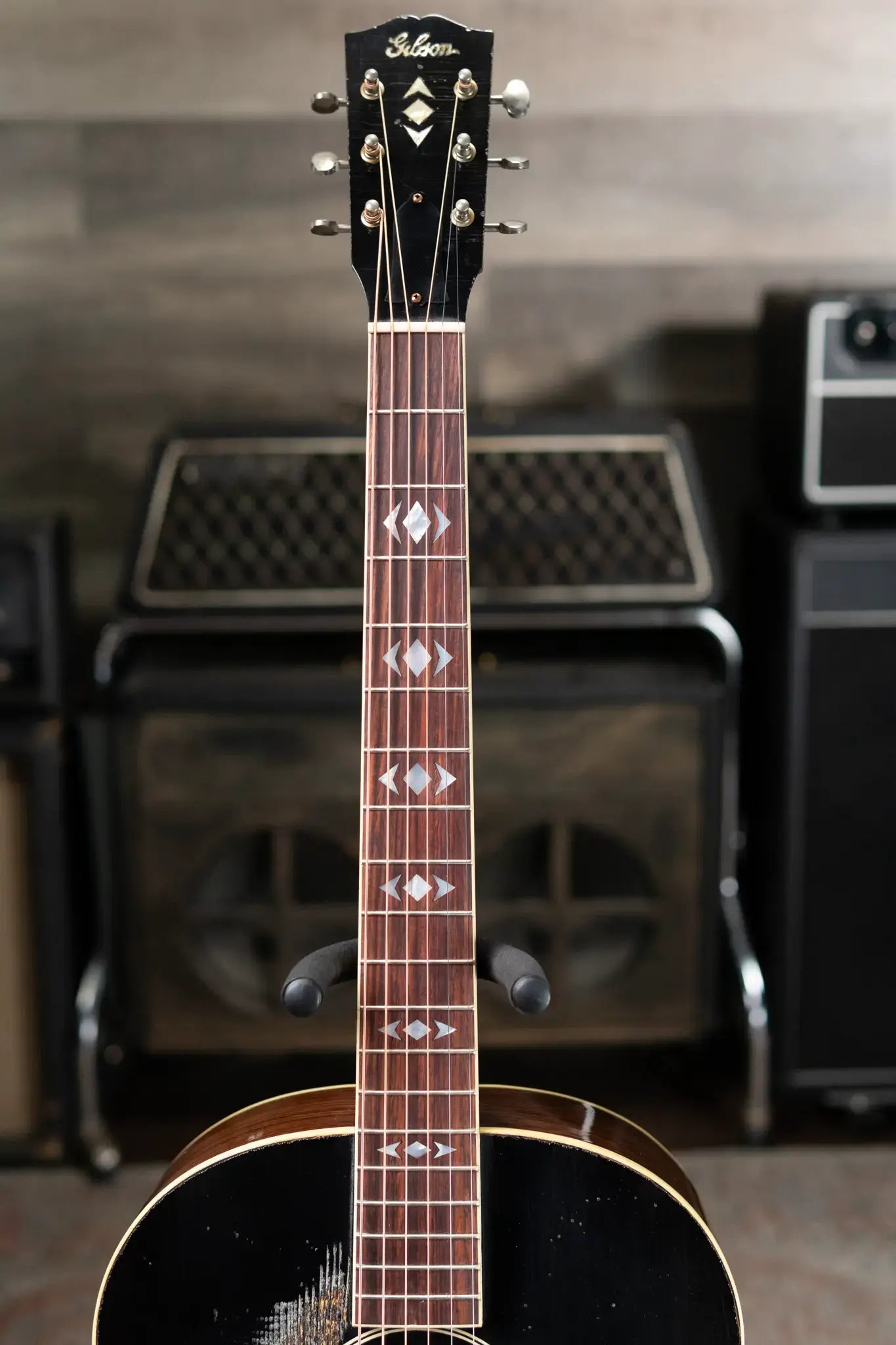 Gibson Custom Shop 1936 Advanced Jumbo Murphy Lab Heavy Aged Acoustic Guitar - Vintage Sunburst with Hardshell Case