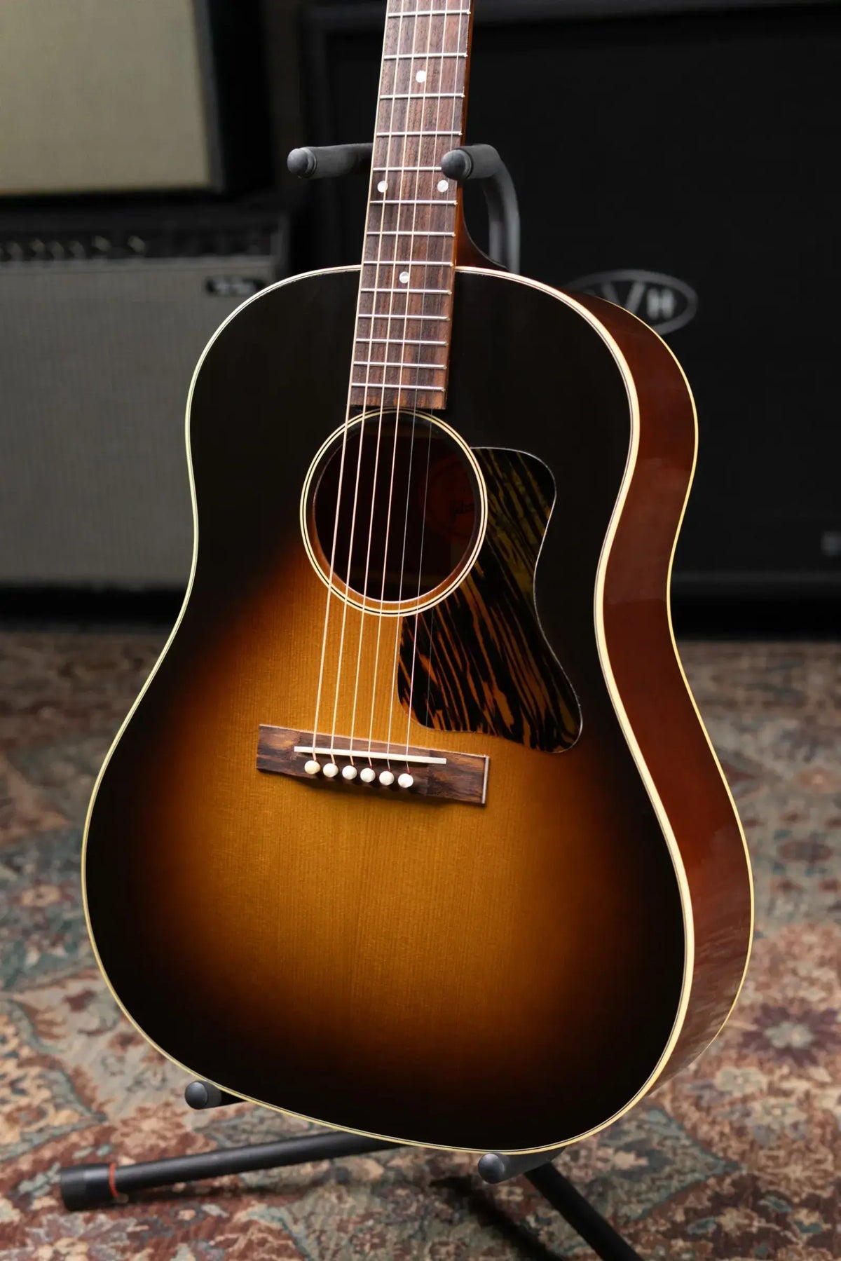 Gibson Custom Shop 1936 J-35 Acoustic Guitar - Vintage Sunburst with Hardshell Case - Used