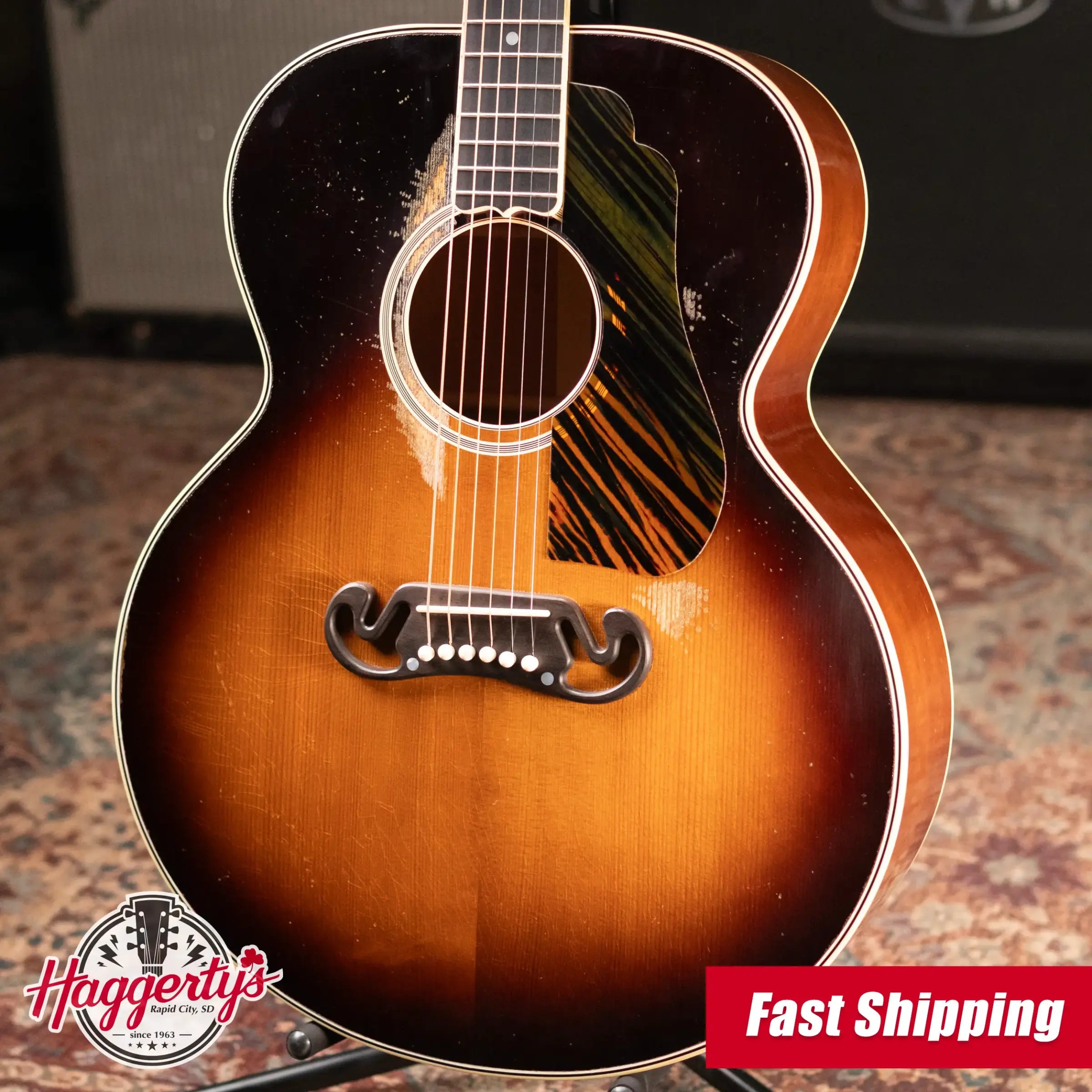 Gibson Custom Shop 1939 SJ-100 Murphy Lab Heavy Aged Acoustic Guitar - Vintage Sunburst with Hardshell Case - Used