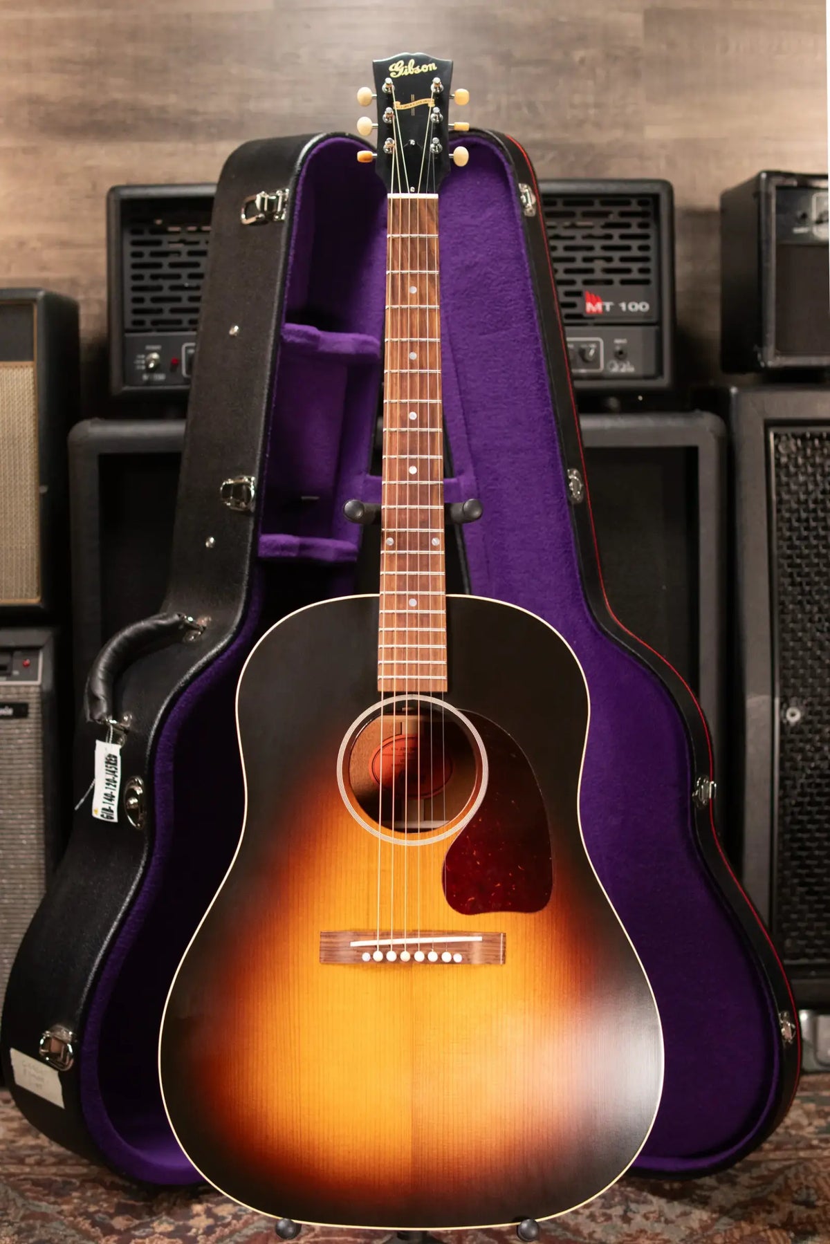 Gibson Custom Shop 1942 Banner J-45 Acoustic Guitar - Vintage Sunburst with Hardshell Case - Used