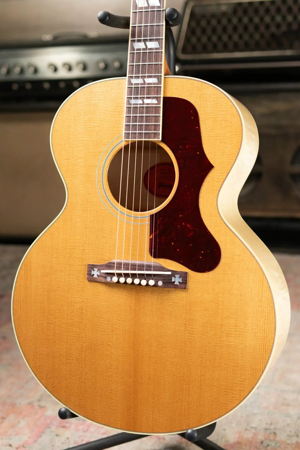 Gibson Custom Shop 1952 J-185 Acoustic Guitar - Antique Natural with Hardshell Case - Demo