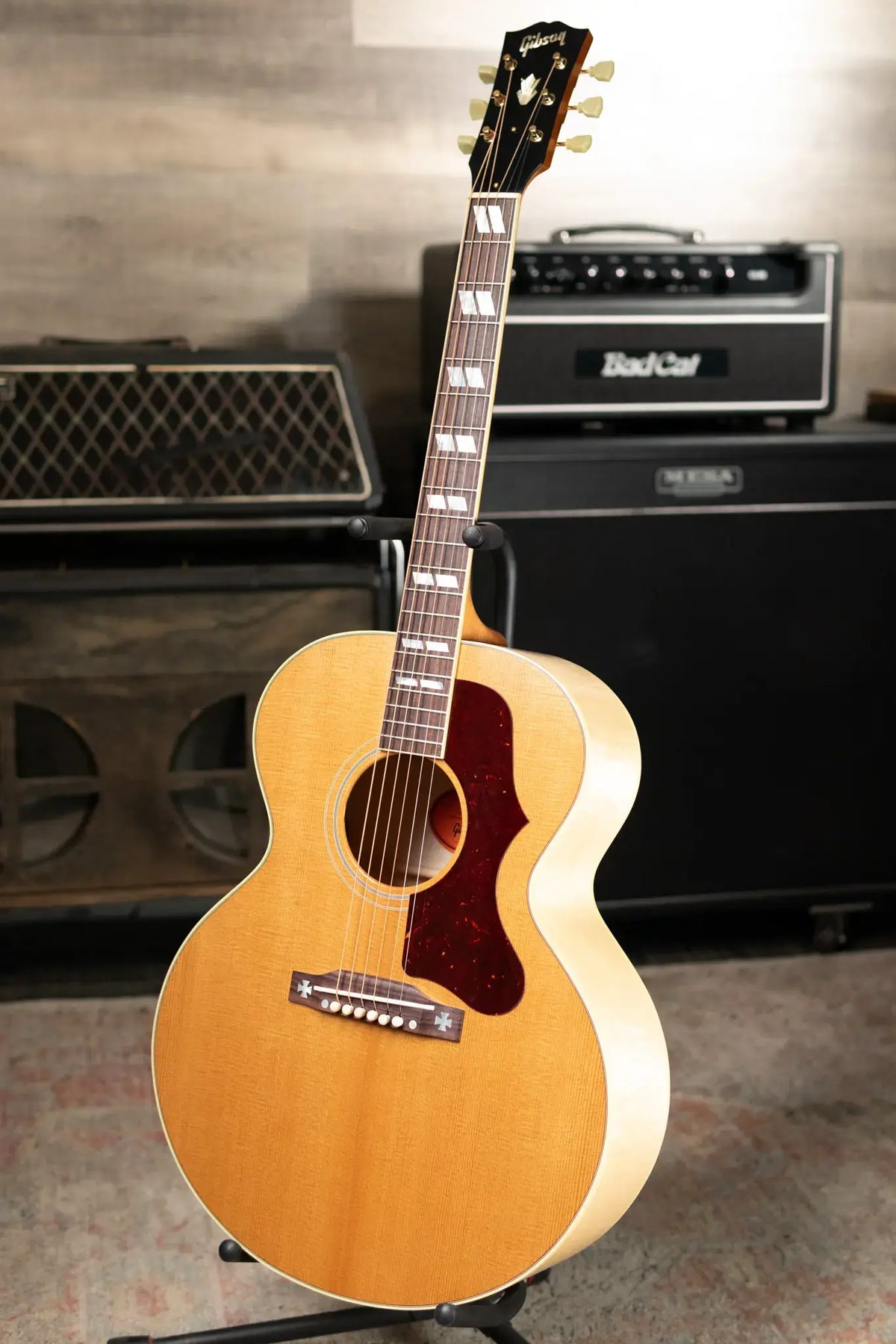Gibson Custom Shop 1952 J-185 Acoustic Guitar - Antique Natural with Hardshell Case - Demo