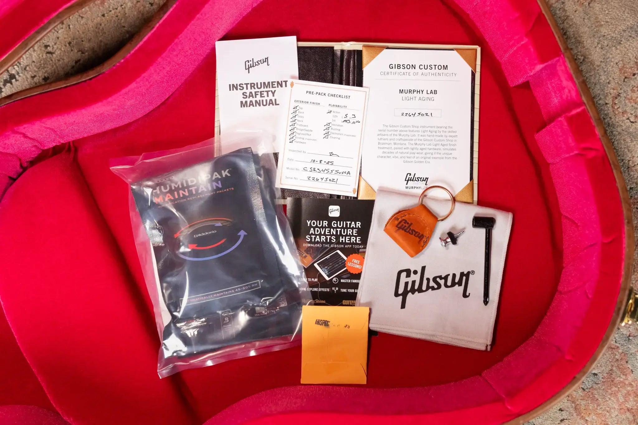 Gibson Custom Shop 1955 J-45 Murphy Lab Light Aged Acoustic Guitar - Vintage Sunburst with Hardshell Case