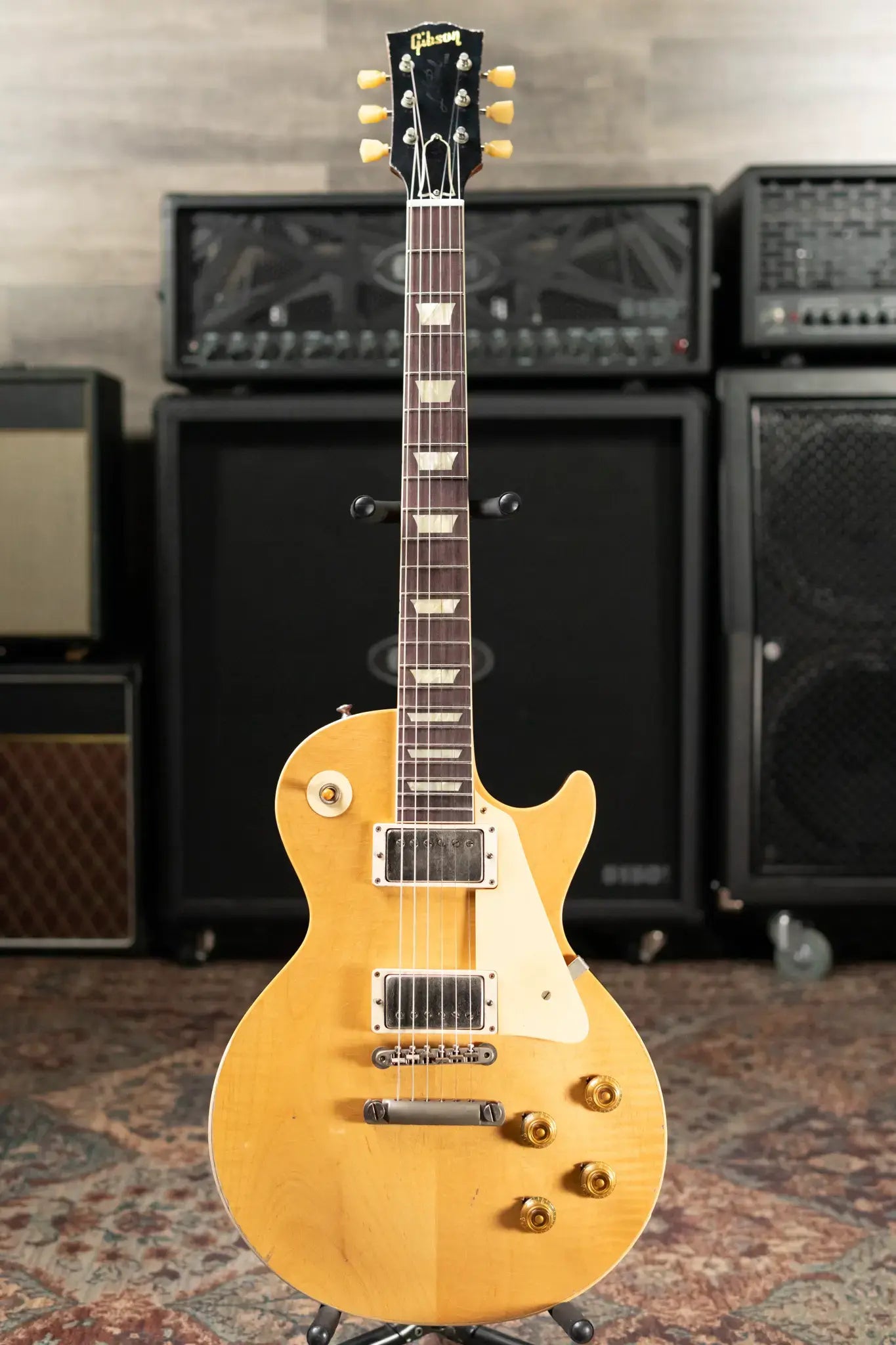 Gibson Custom Shop 1957 Les Paul Standard Murphy Lab Heavy Aged Electric Guitar - Natural with Hardshell Case