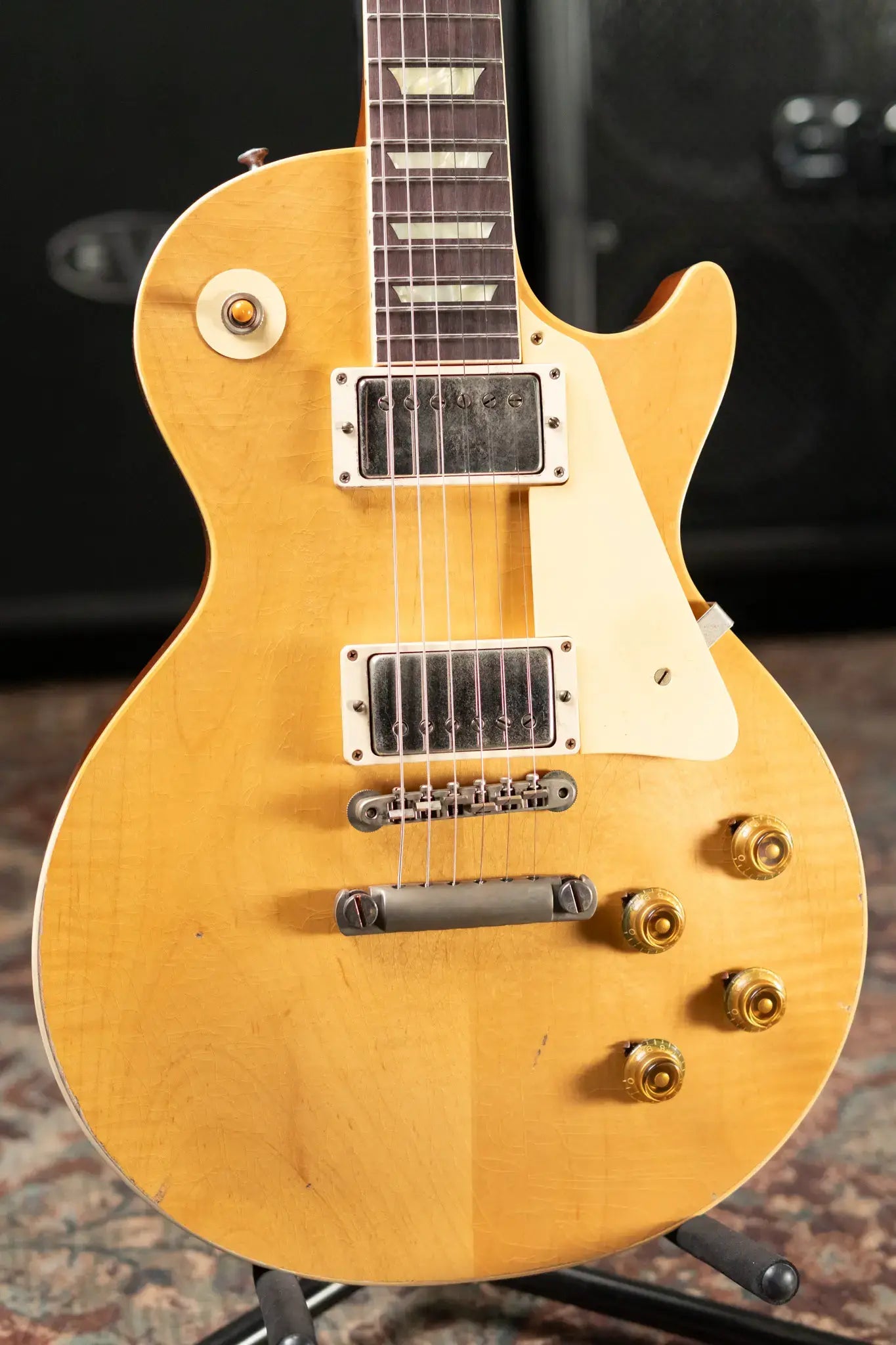 Gibson Custom Shop 1957 Les Paul Standard Murphy Lab Heavy Aged Electric Guitar - Natural with Hardshell Case