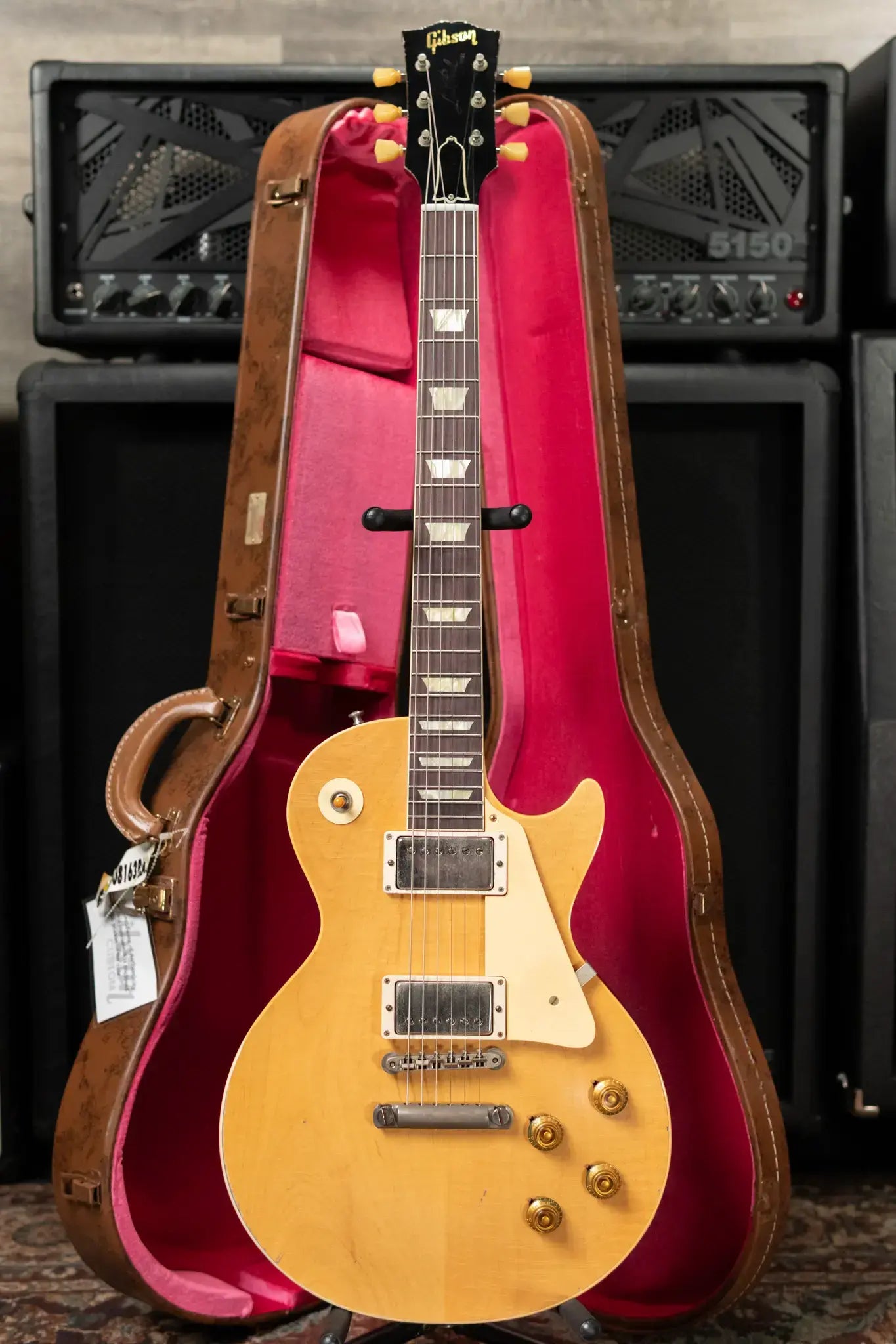 Gibson Custom Shop 1957 Les Paul Standard Murphy Lab Heavy Aged Electric Guitar - Natural with Hardshell Case
