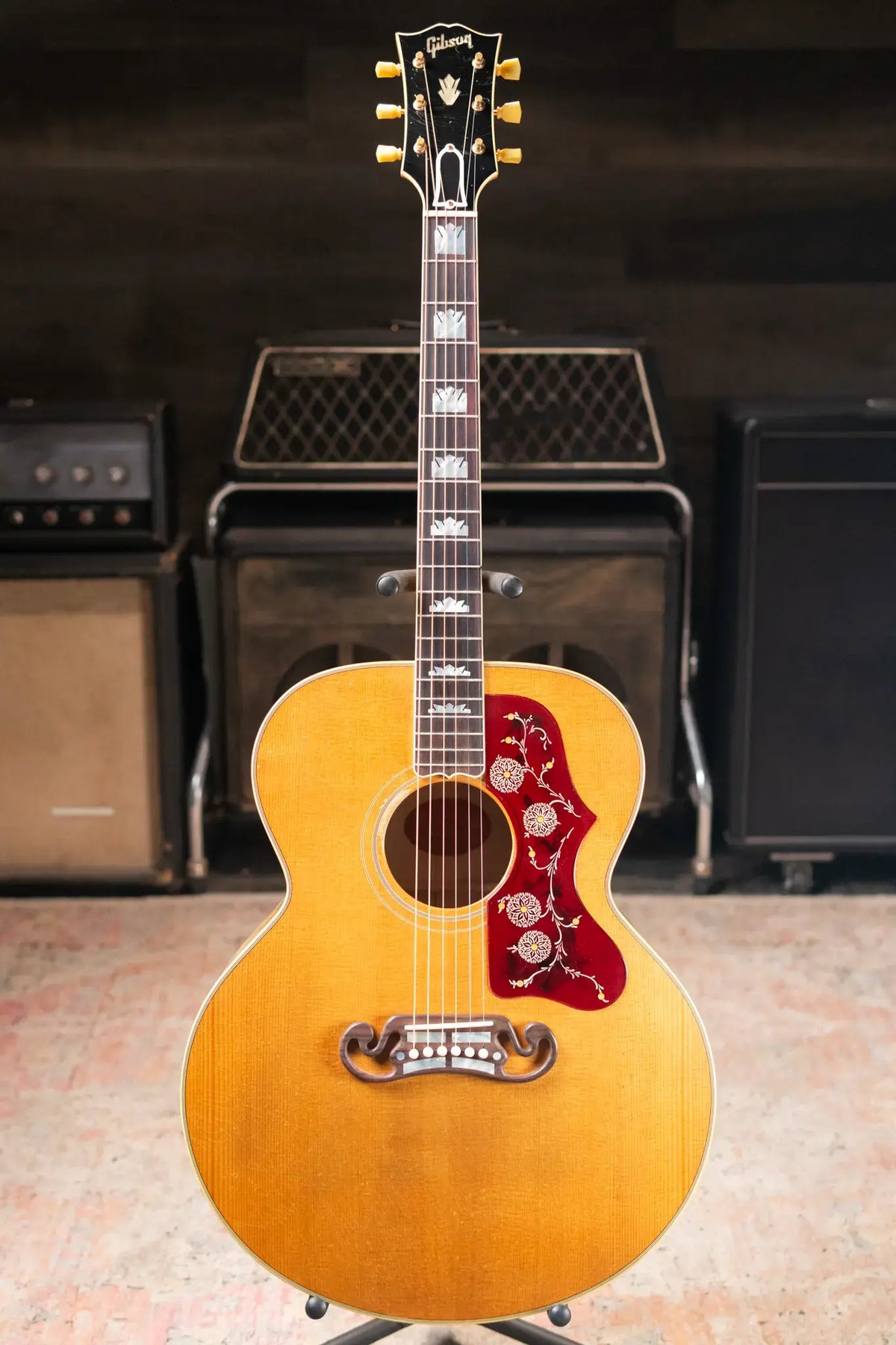 Gibson Custom Shop 1957 SJ-200 Murphy Lab Light Aged Acoustic Guitar - Dark Natural with Hardshell Case - Demo