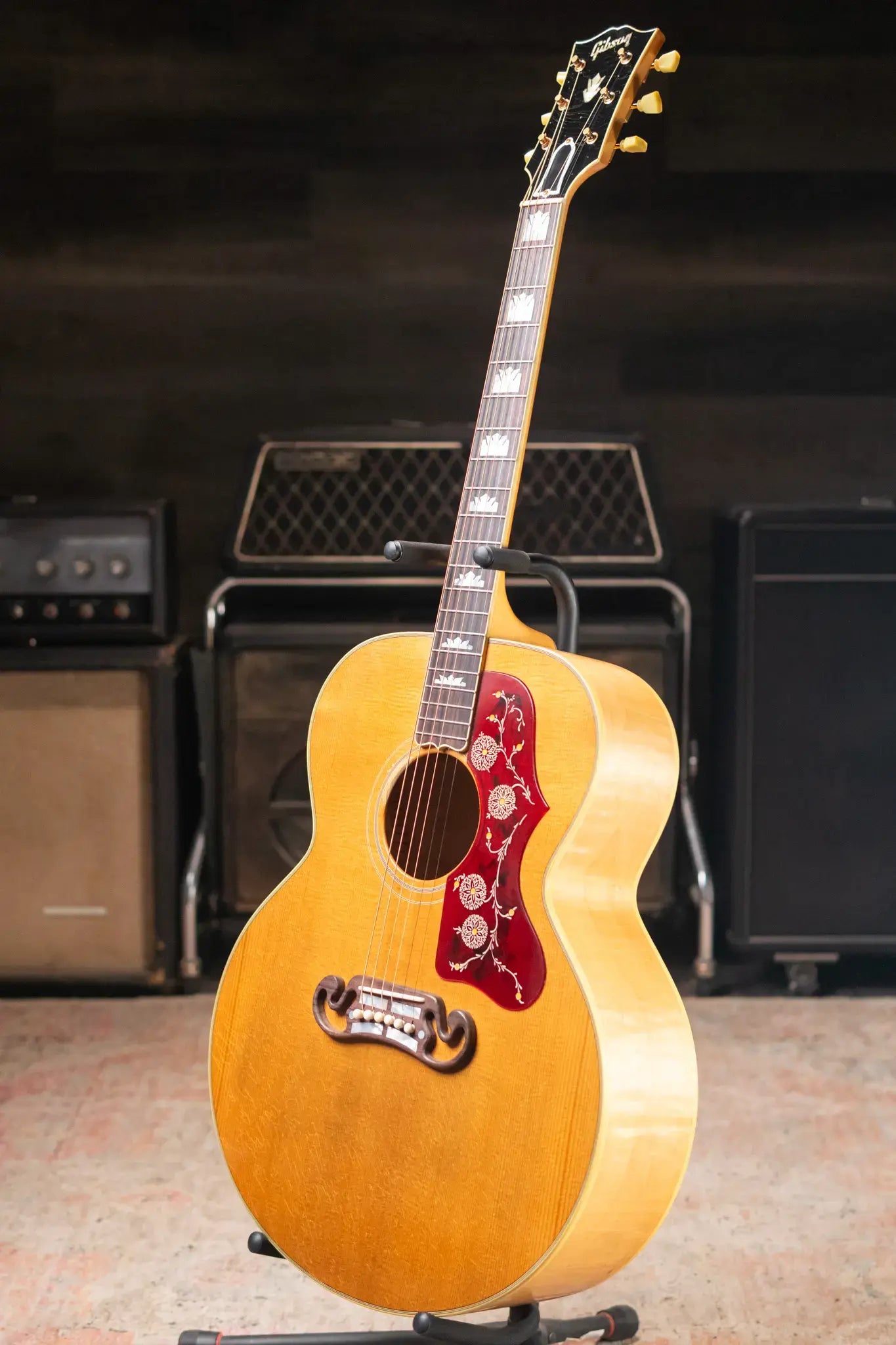 Gibson Custom Shop 1957 SJ-200 Murphy Lab Light Aged Acoustic Guitar - Dark Natural with Hardshell Case