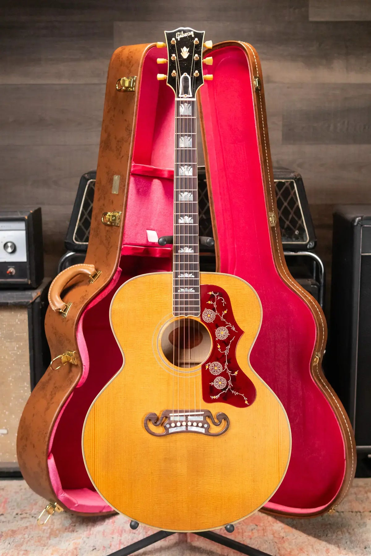 Gibson Custom Shop 1957 SJ-200 Murphy Lab Light Aged Acoustic Guitar - Dark Natural with Hardshell Case - Demo