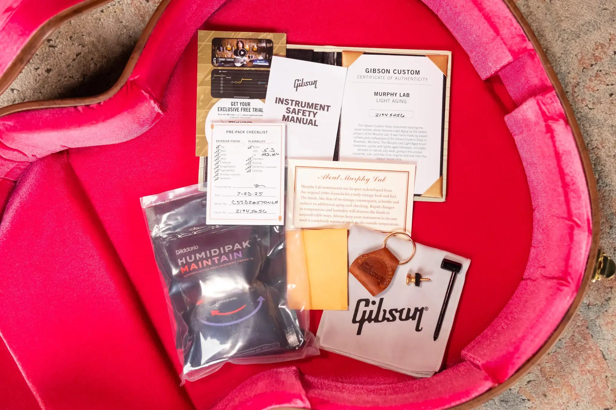 Gibson Custom Shop 1957 SJ-200 Murphy Lab Light Aged Acoustic Guitar - Dark Natural with Hardshell Case