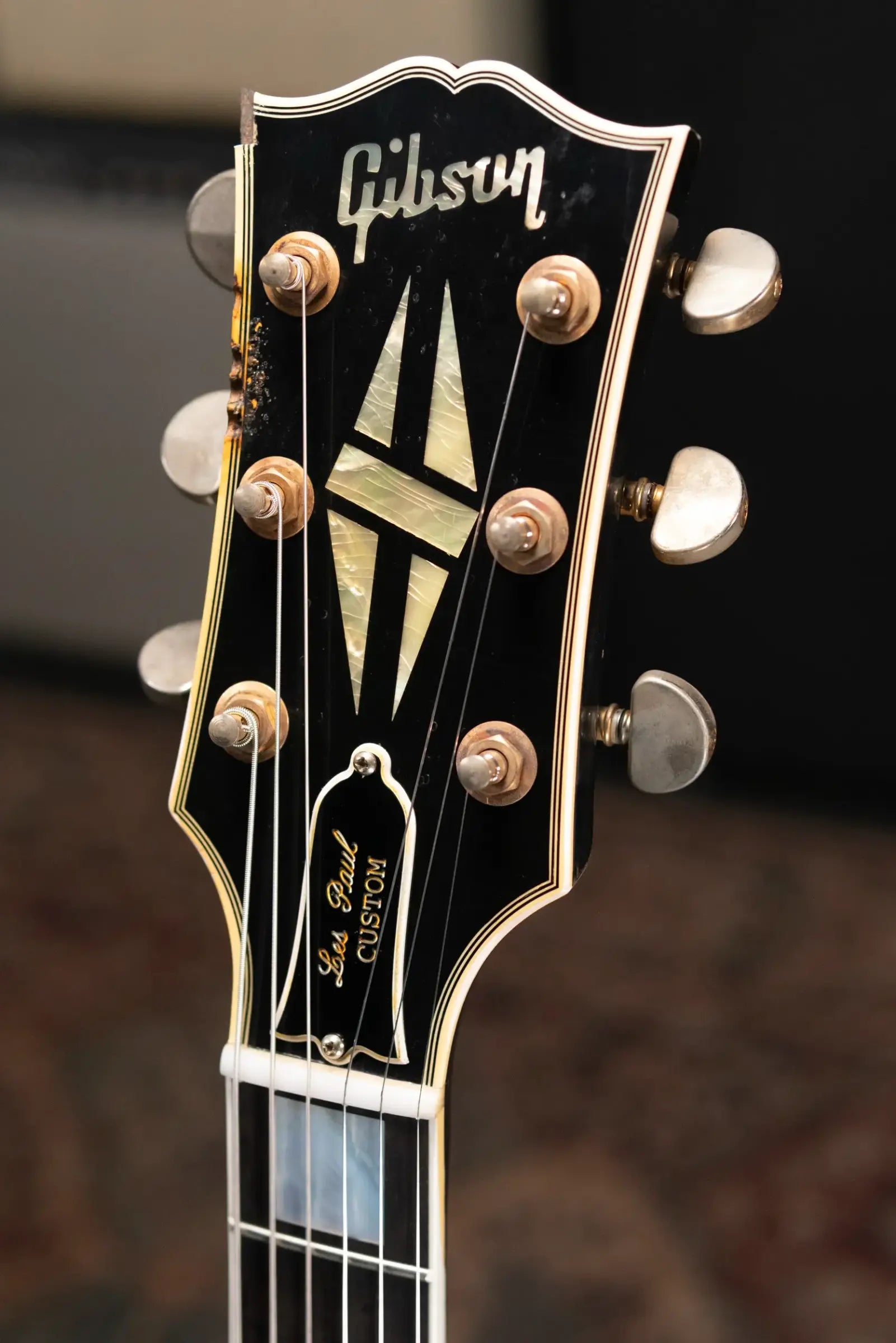 Gibson Custom Shop 1958 Les Paul Custom Eric Clapton Signature 3 Pickup Murphy Lab Aged Electric Guitar - Ebony with Hardshell Case