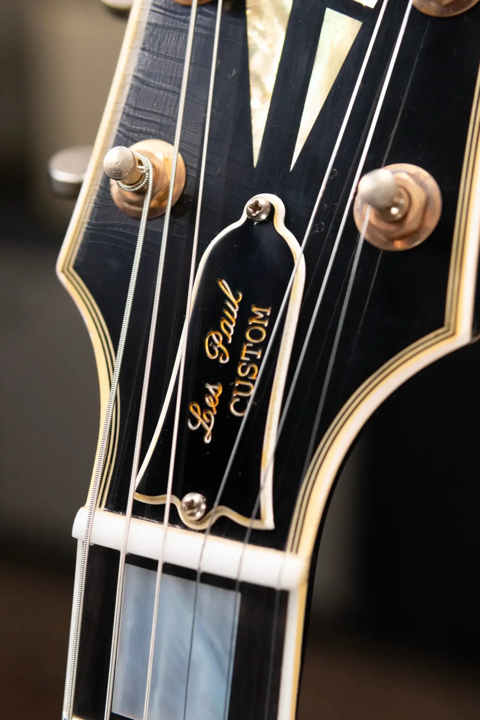 Gibson Custom Shop 1958 Les Paul Custom Eric Clapton Signature 3 Pickup Murphy Lab Aged Electric Guitar - Ebony with Hardshell Case