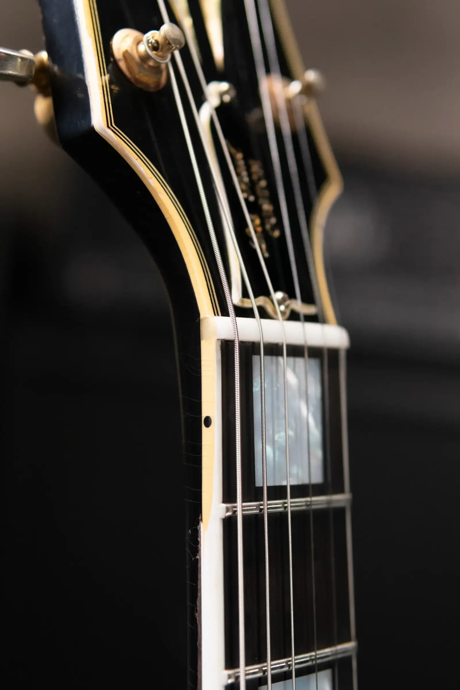 Gibson Custom Shop 1958 Les Paul Custom Eric Clapton Signature 3 Pickup Murphy Lab Aged Electric Guitar - Ebony with Hardshell Case