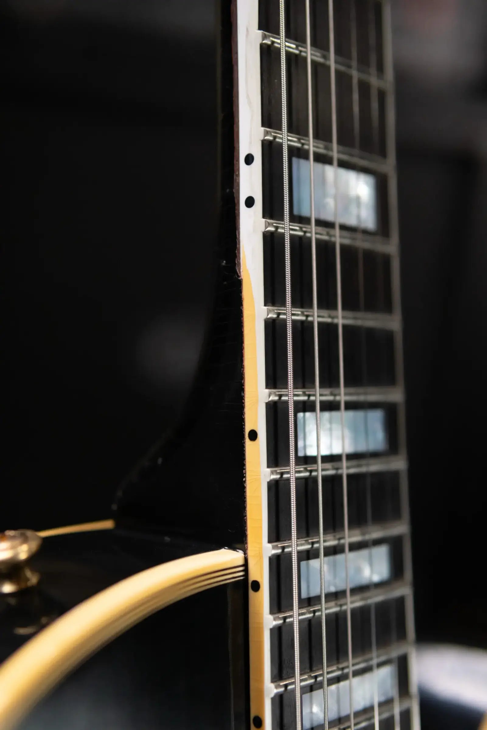 Gibson Custom Shop 1958 Les Paul Custom Eric Clapton Signature 3 Pickup Murphy Lab Aged Electric Guitar - Ebony with Hardshell Case