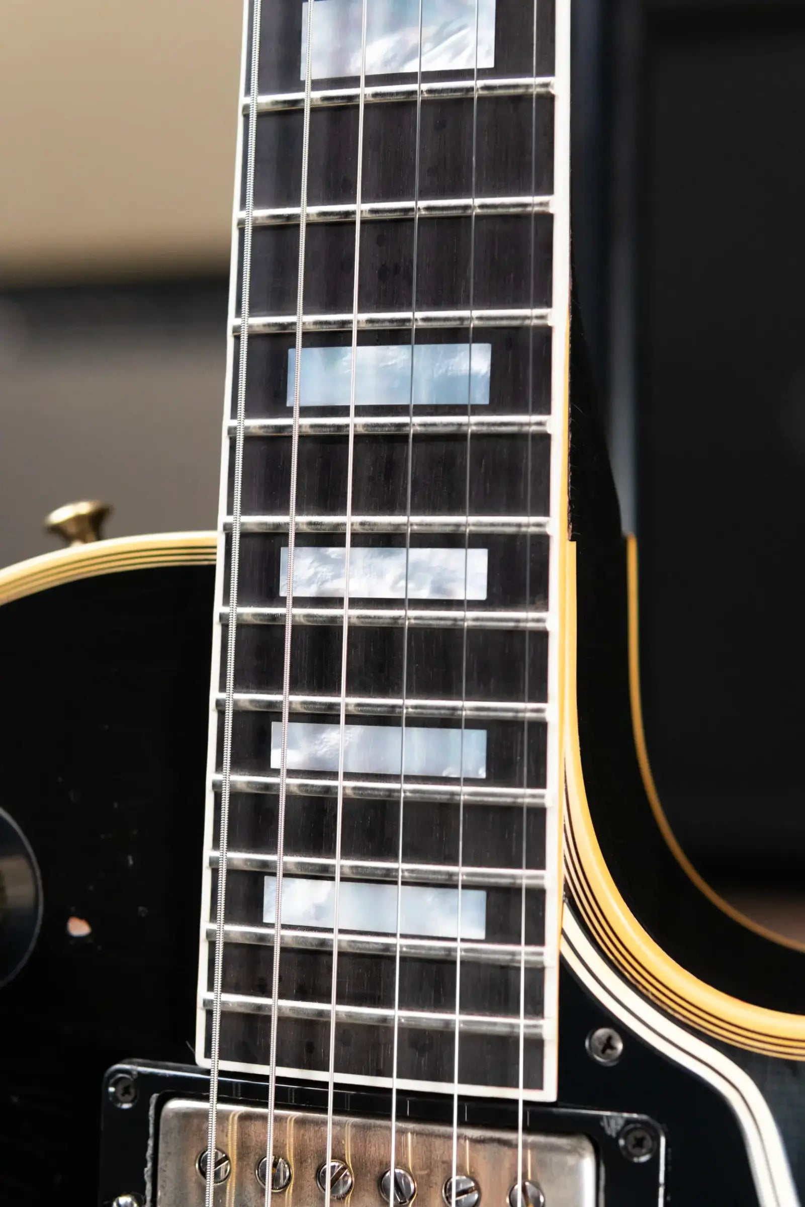 Gibson Custom Shop 1958 Les Paul Custom Eric Clapton Signature 3 Pickup Murphy Lab Aged Electric Guitar - Ebony with Hardshell Case