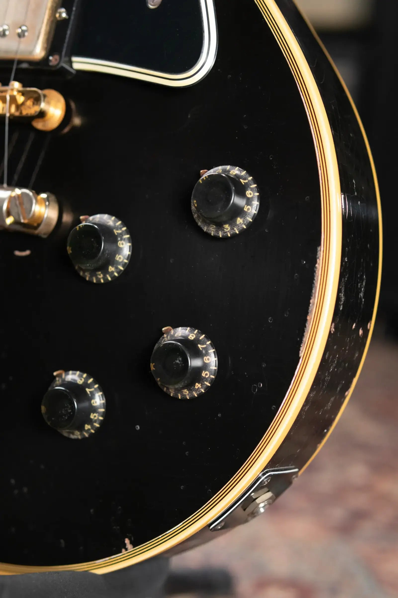 Gibson Custom Shop 1958 Les Paul Custom Eric Clapton Signature 3 Pickup Murphy Lab Aged Electric Guitar - Ebony with Hardshell Case