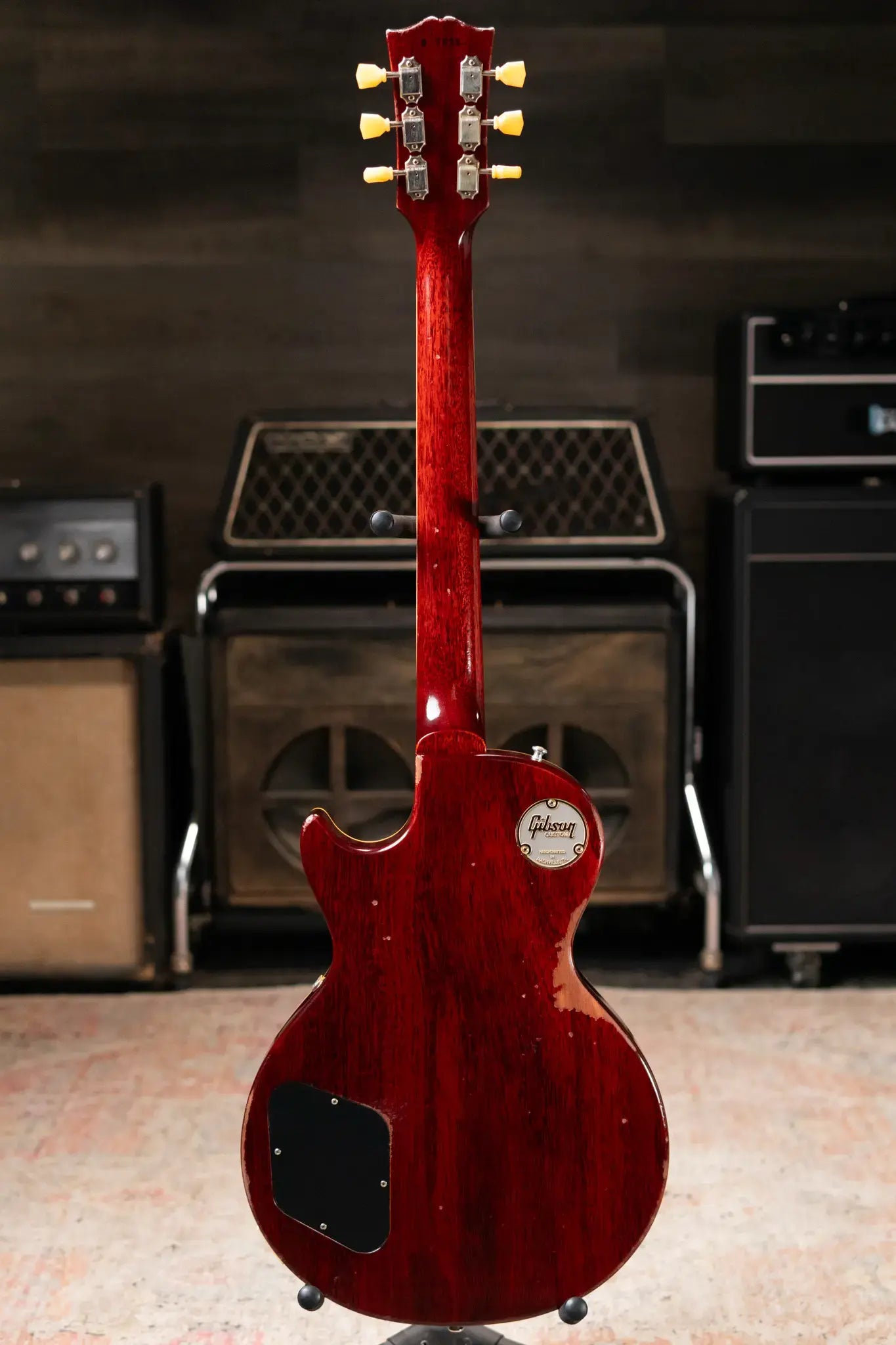 Gibson Custom Shop 1958 Les Paul Standard BOTB Page 153 Murphy Lab Heavy Aged Electric Guitar - Sunburst with Hardshell Case